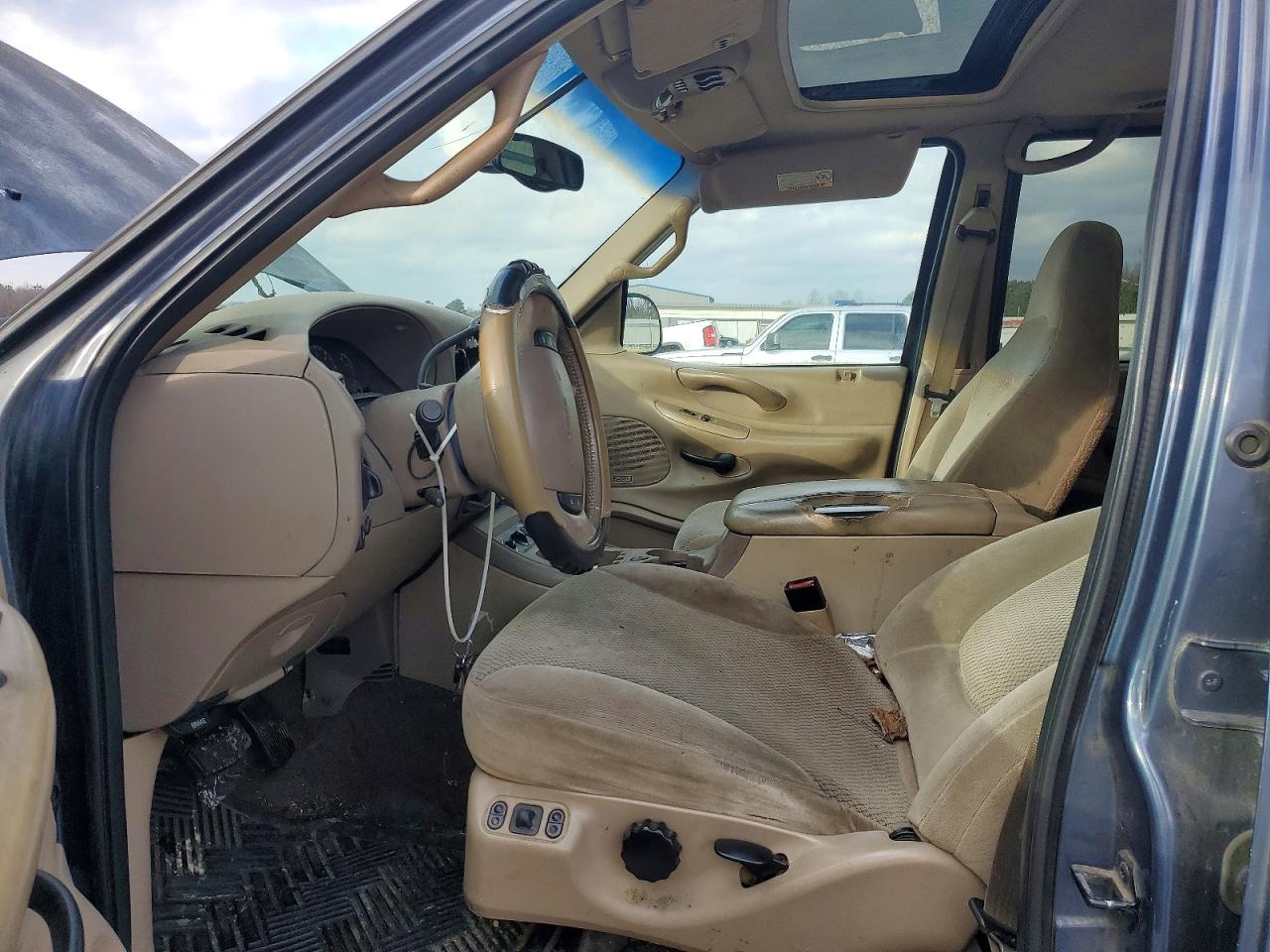 2001 Ford Expedition Eddie Bauer Blue vin: 1FMEU17L11LA32385
