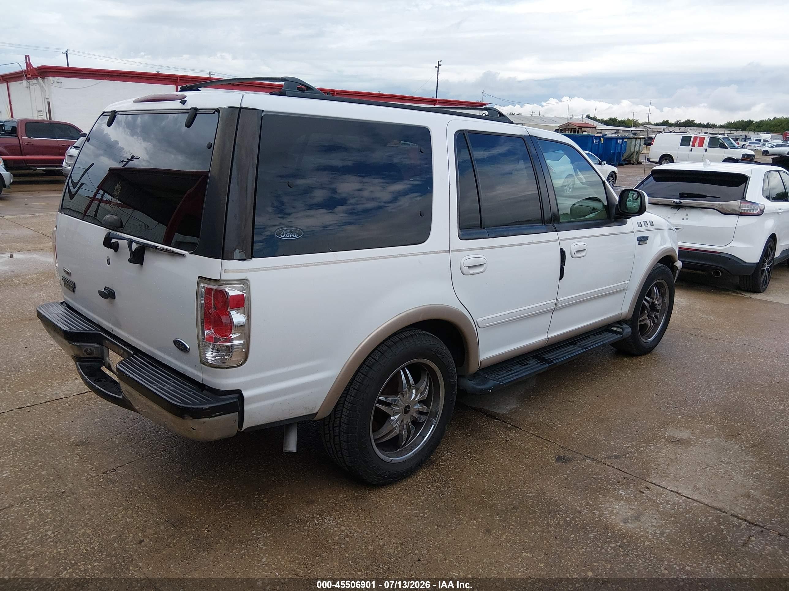 1998 Ford Expedition Eddie Bauer/xlt White vin: 1FMEU17L1WLA01404