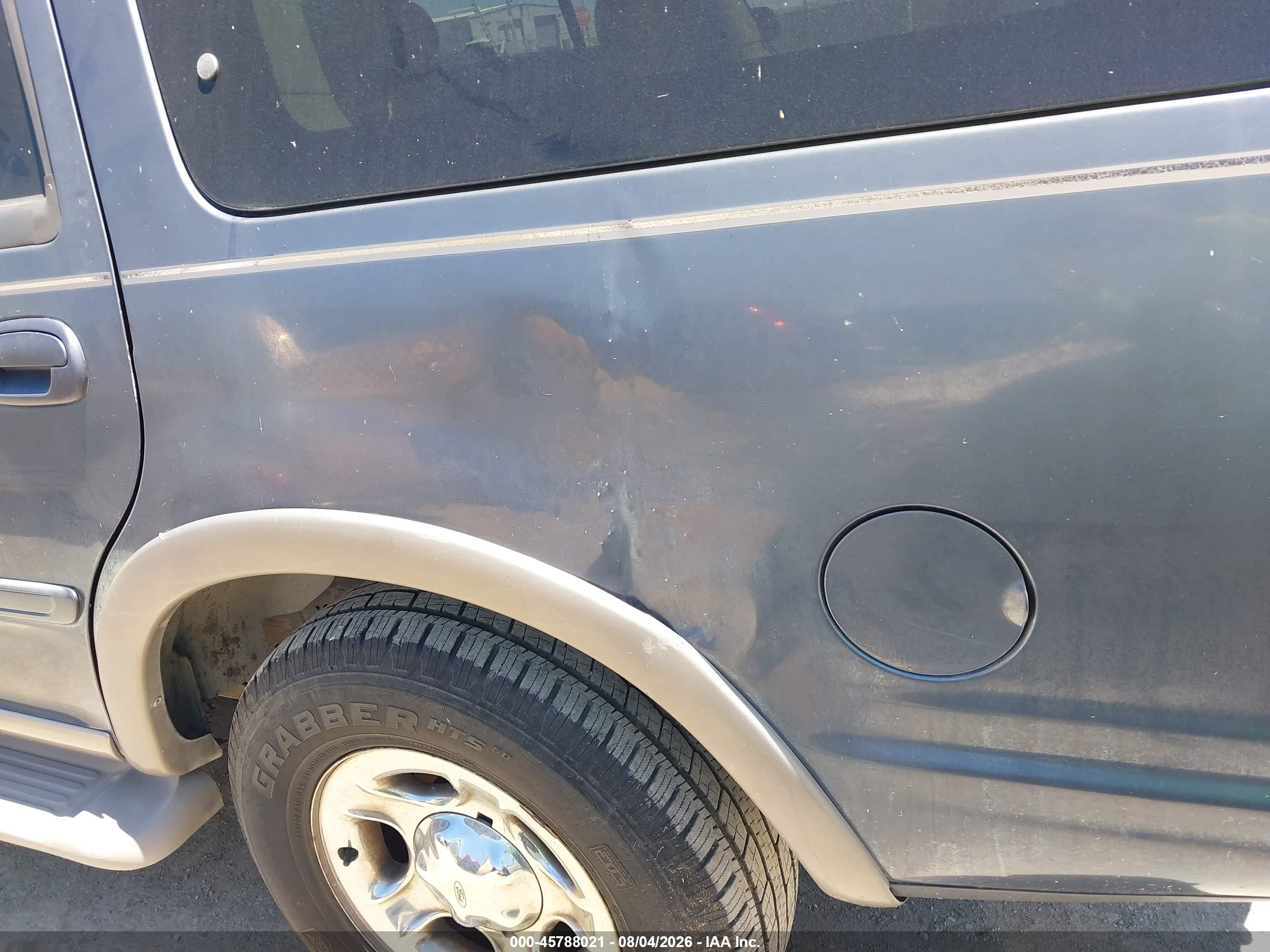 2001 Ford Expedition Eddie Bauer Blue vin: 1FMEU17L41LB31251