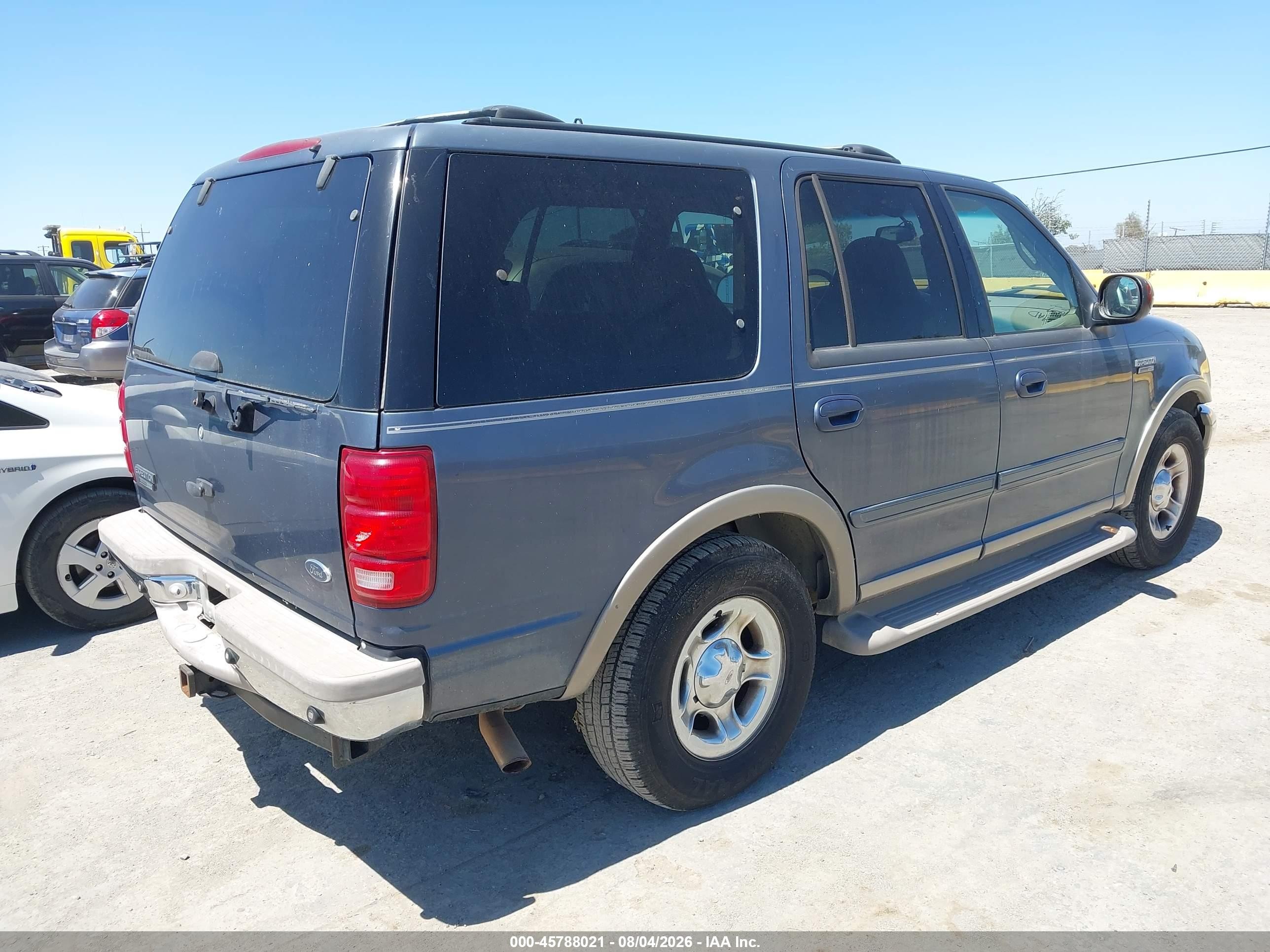 2001 Ford Expedition Eddie Bauer Blue vin: 1FMEU17L41LB31251