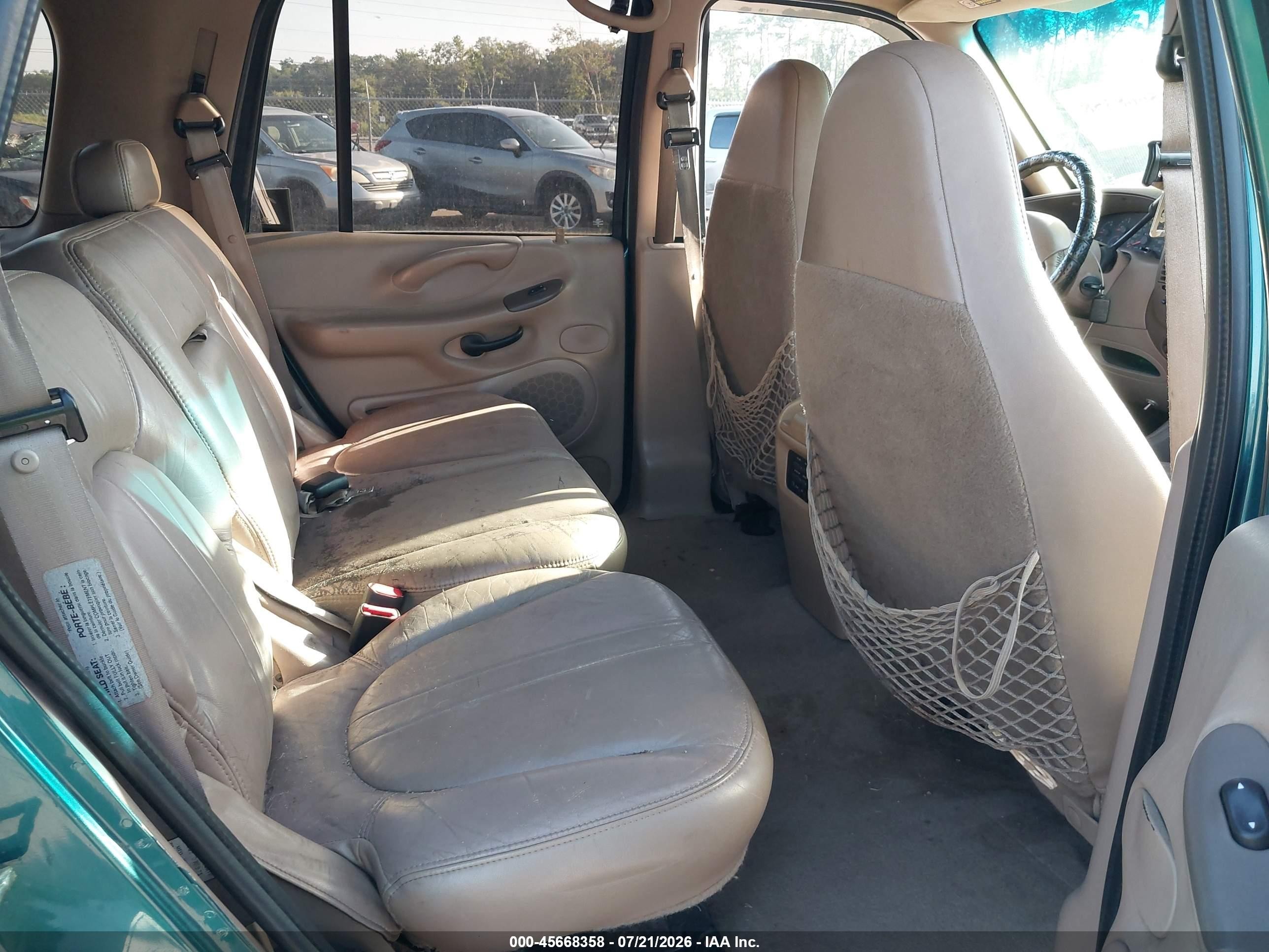 1997 Ford Expedition Eddie Bauer/xlt Green vin: 1FMEU17L5VLB38828