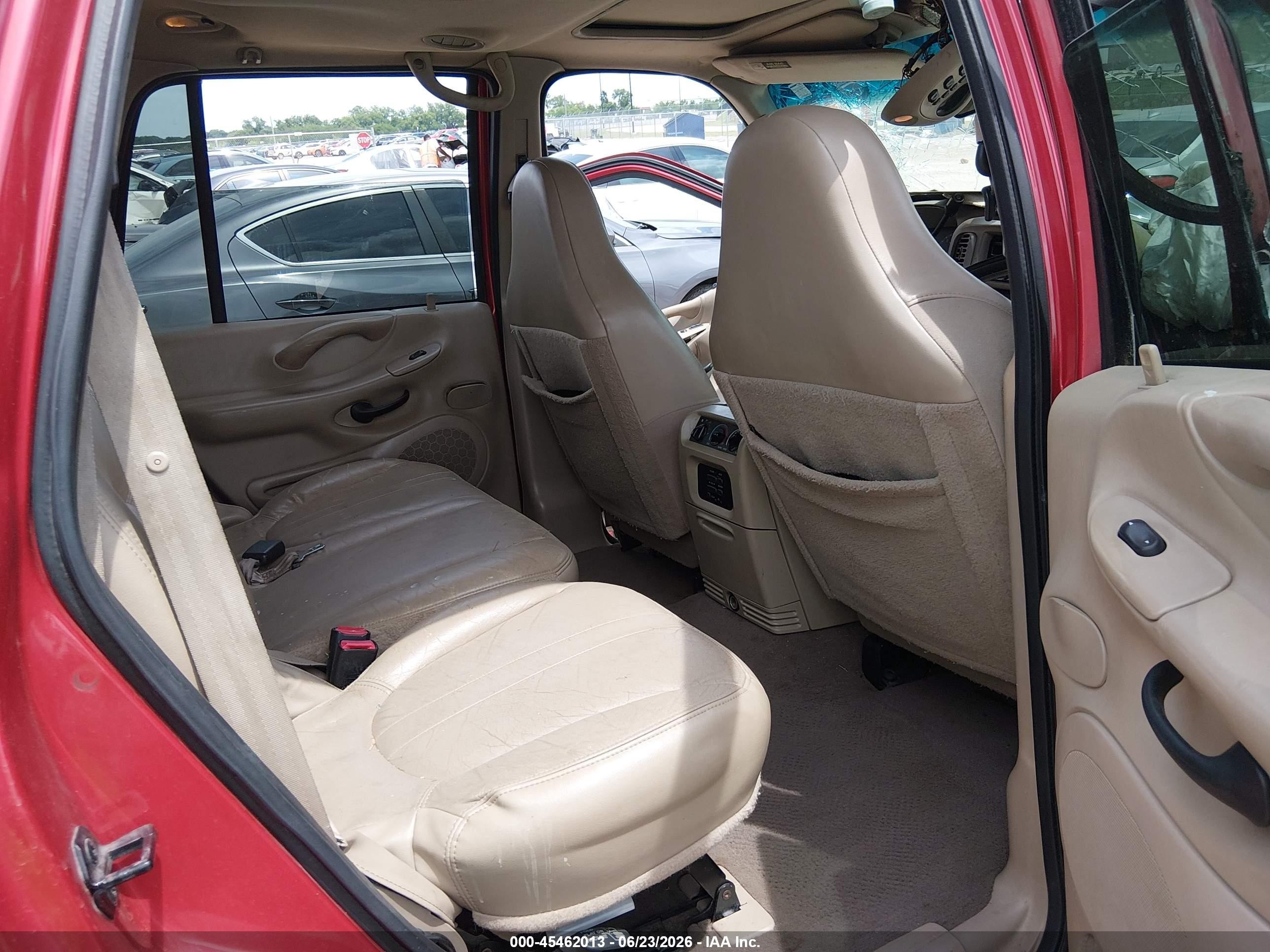 2000 Ford Expedition Eddie Bauer Red vin: 1FMEU17L8YLB86814