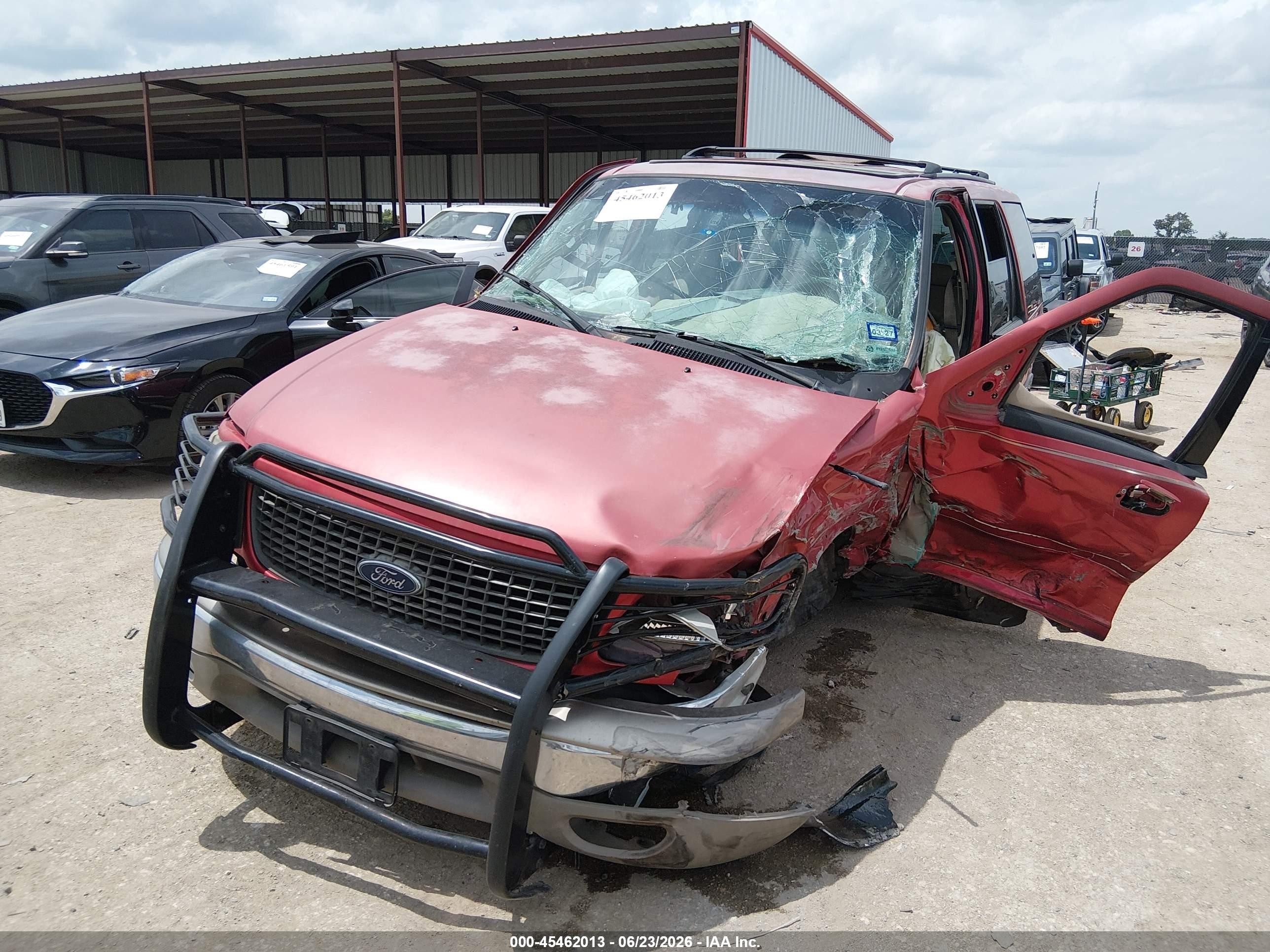2000 Ford Expedition Eddie Bauer Red vin: 1FMEU17L8YLB86814