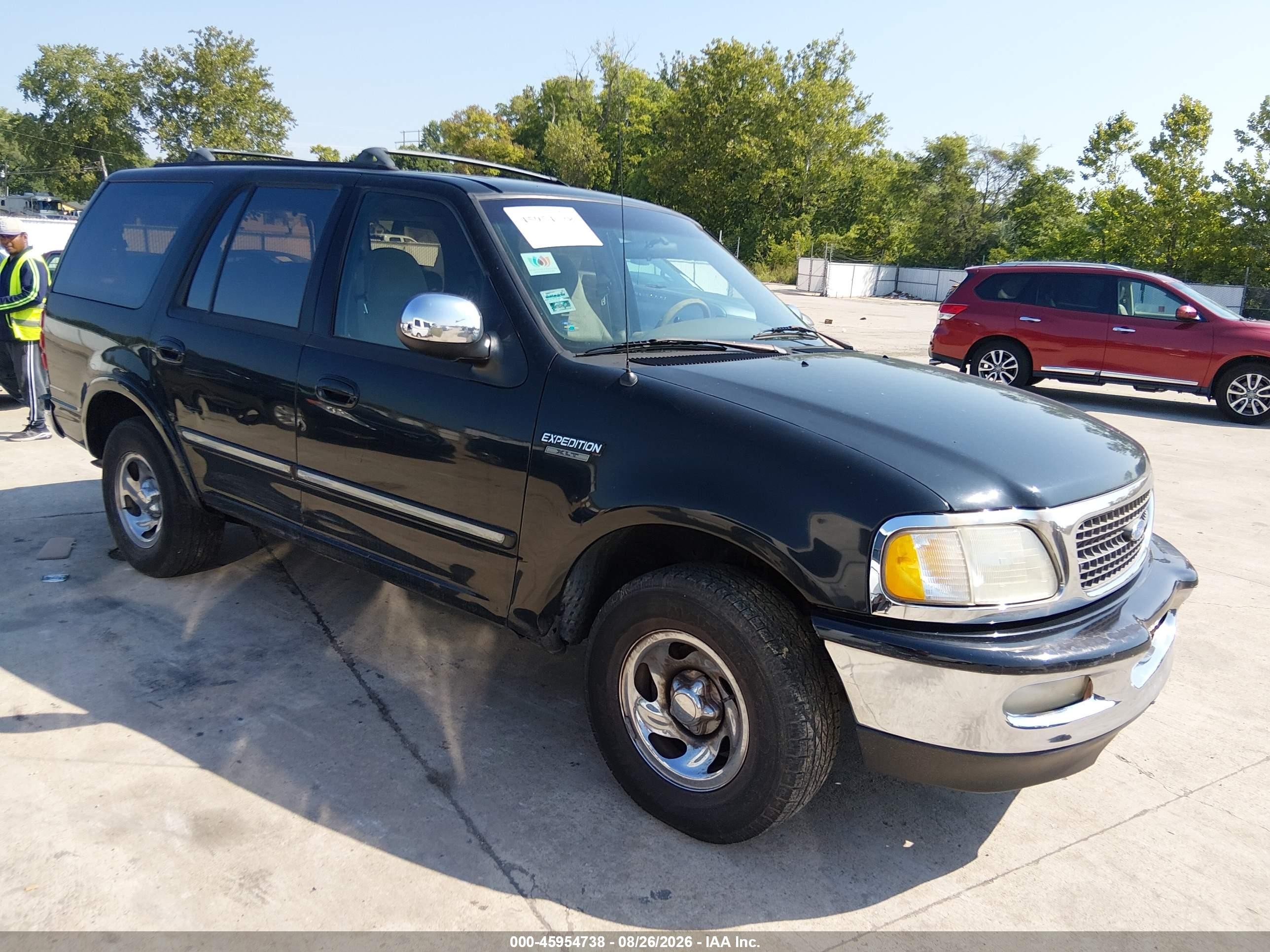 1997 Ford Expedition Eddie Bauer/xlt Black vin: 1FMEU17L9VLA52924