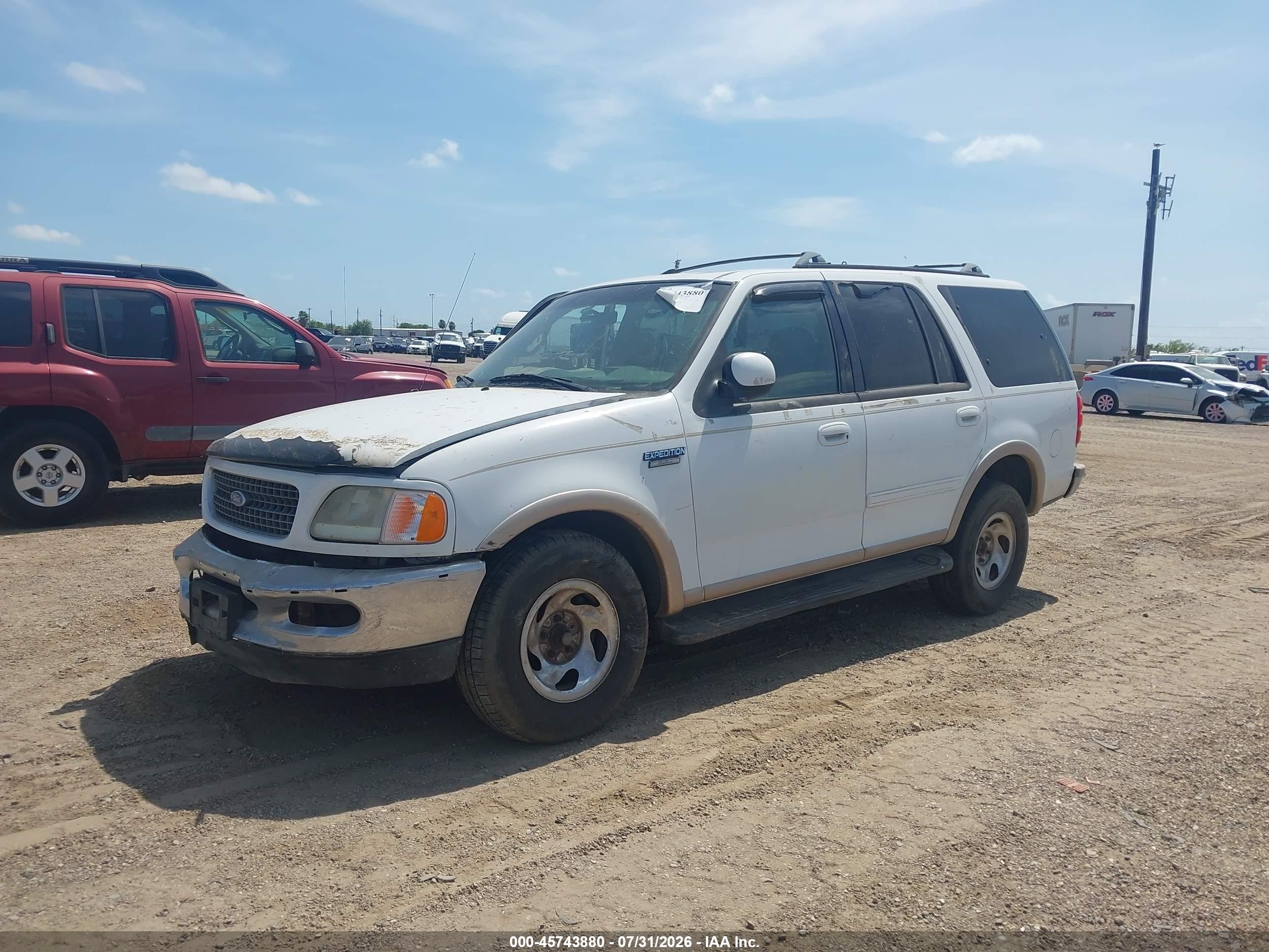 1997 Ford Expedition Eddie Bauer/xlt Tan vin: 1FMEU17LXVLB93632