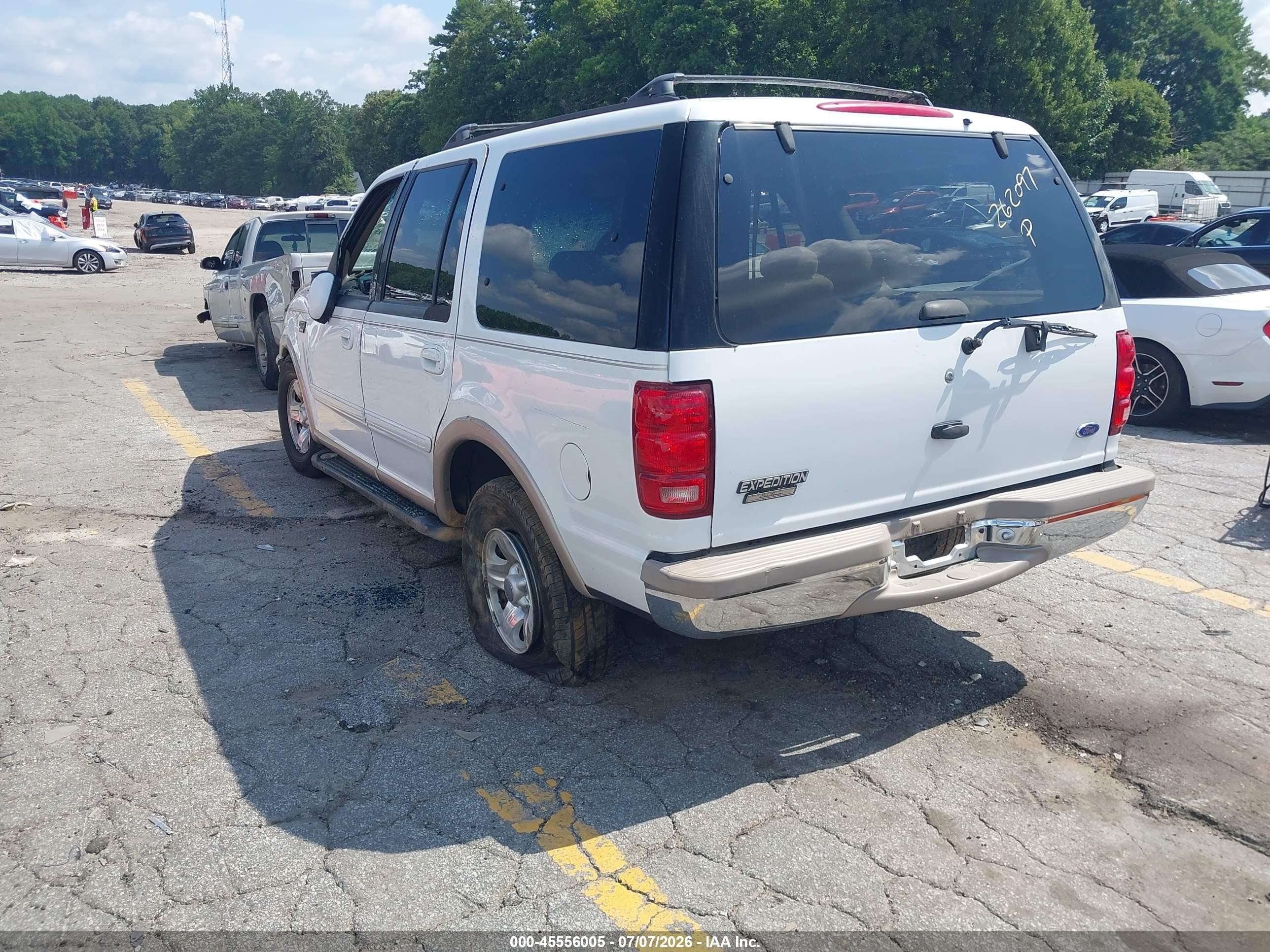 1997 Ford Expedition Eddie Bauer/xlt White vin: 1FMEU17LXVLB97213