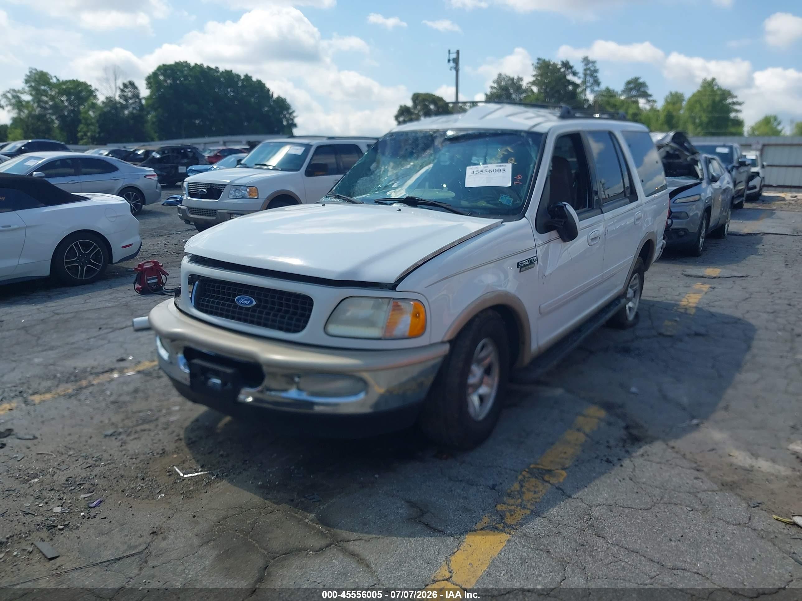 1997 Ford Expedition Eddie Bauer/xlt White vin: 1FMEU17LXVLB97213