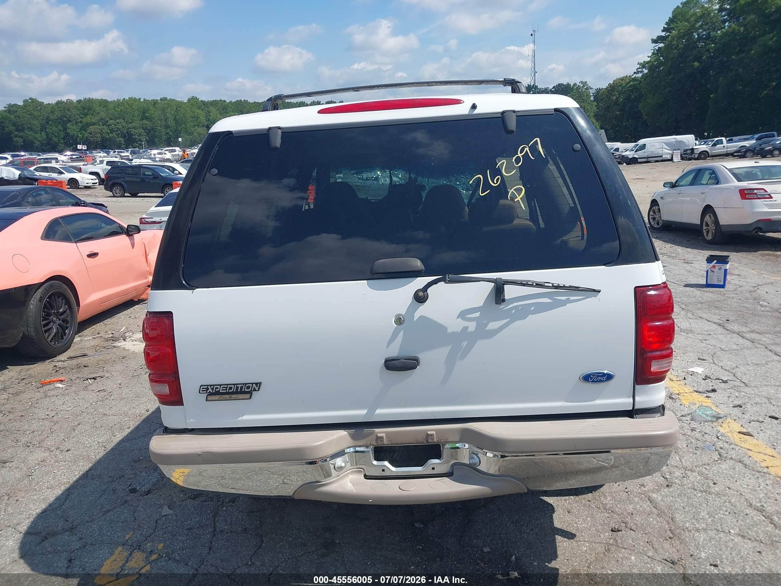1997 Ford Expedition Eddie Bauer/xlt White vin: 1FMEU17LXVLB97213