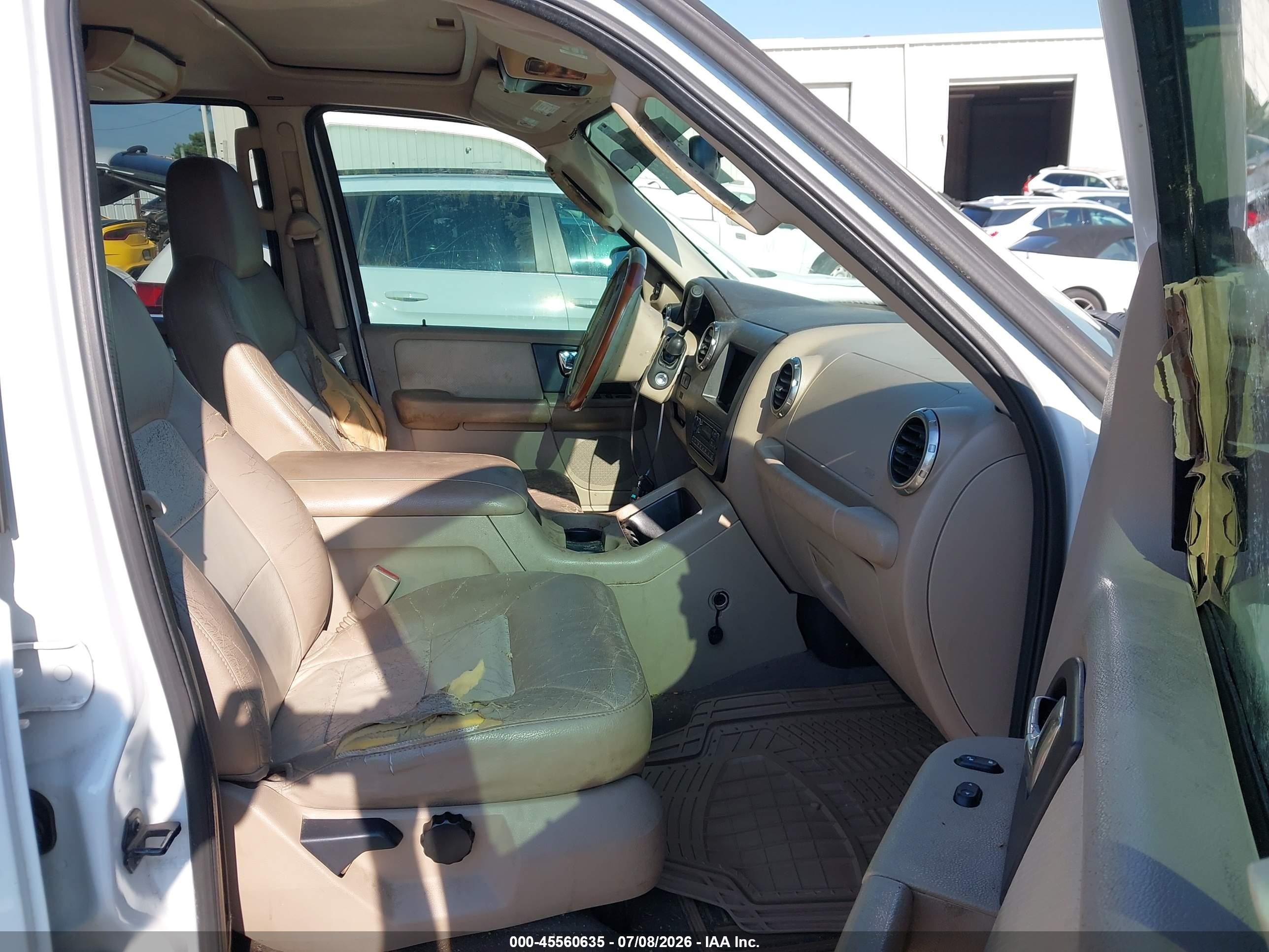 2003 Ford Expedition Eddie Bauer White vin: 1FMEU17W03LB81206