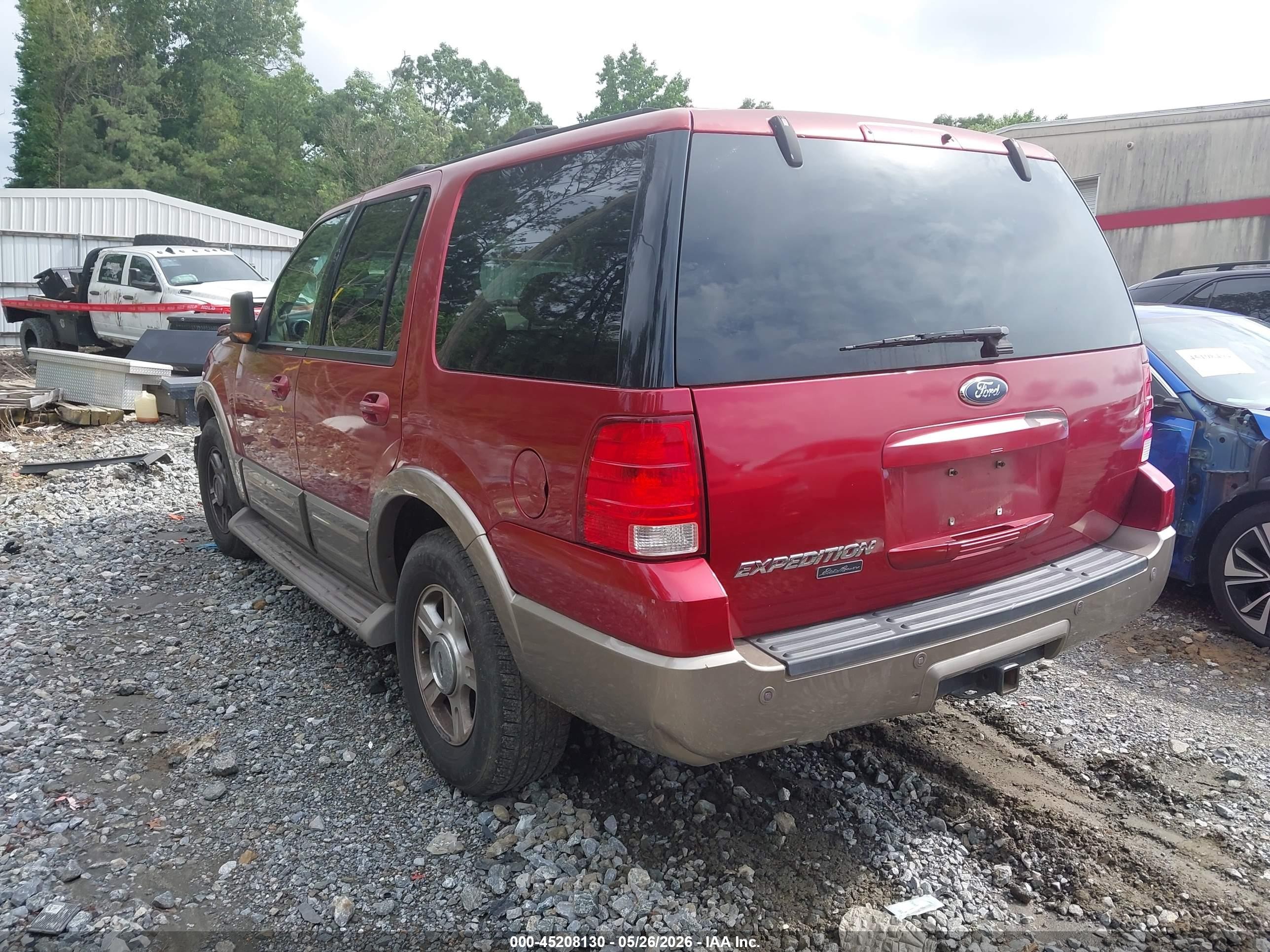 2004 Ford Expedition Eddie Bauer Красный vin: 1FMEU17W54LA77649