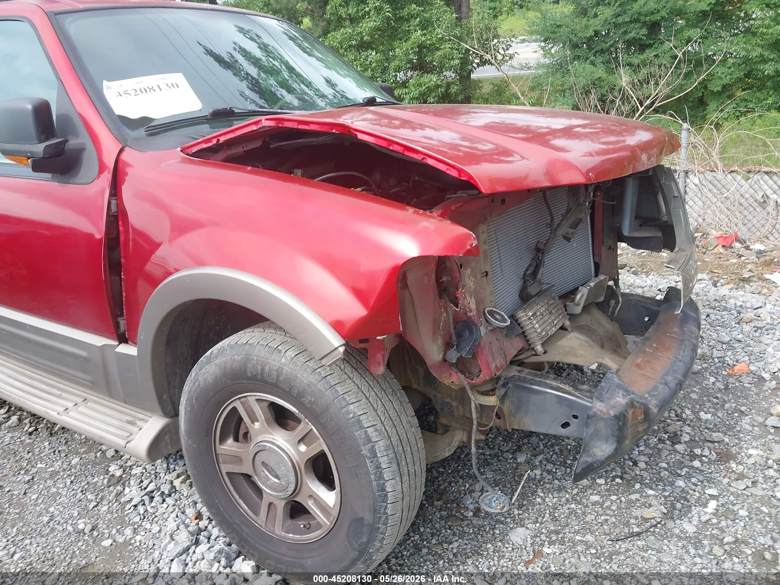 2004 Ford Expedition Eddie Bauer Красный vin: 1FMEU17W54LA77649