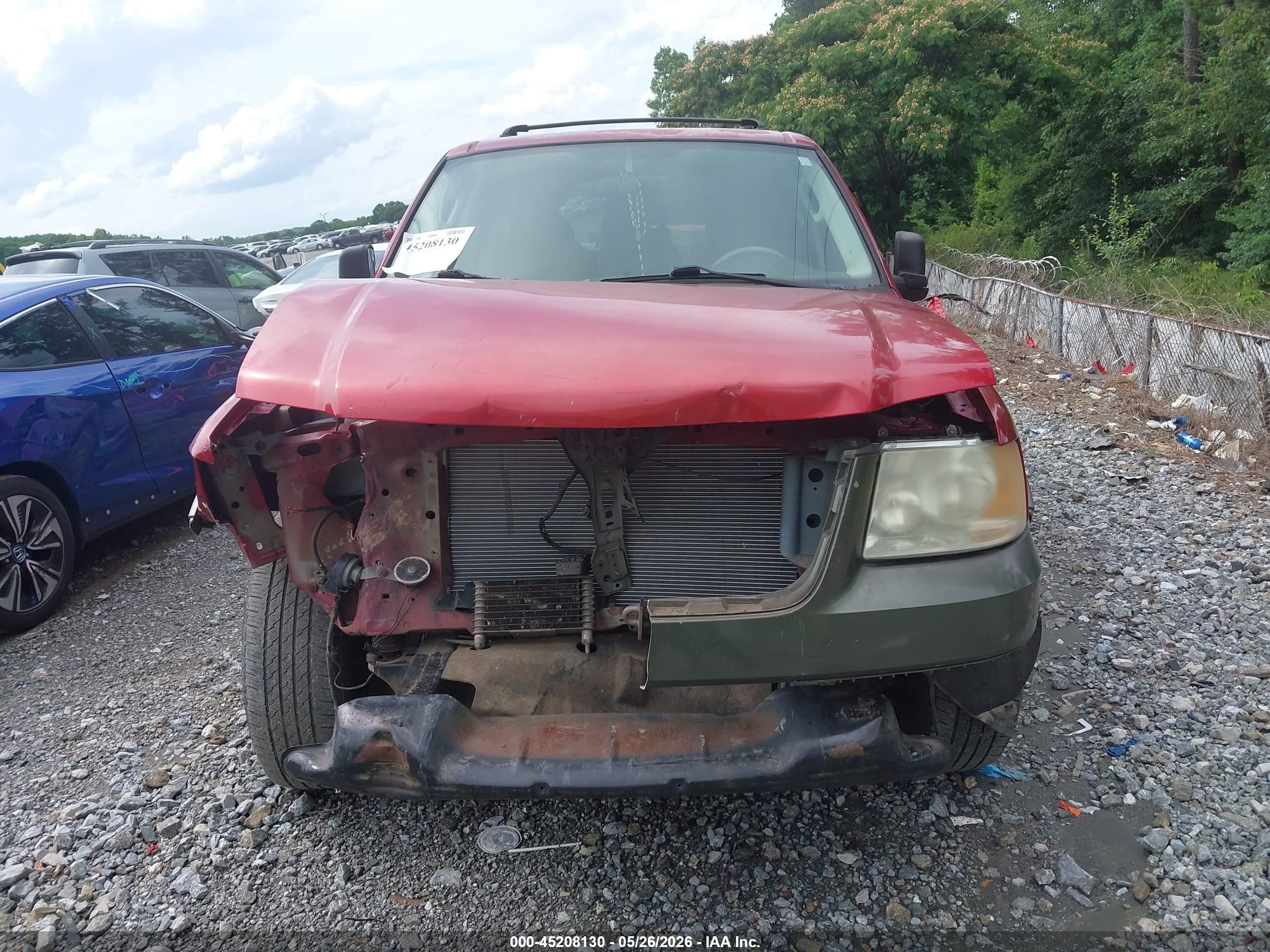 2004 Ford Expedition Eddie Bauer Красный vin: 1FMEU17W54LA77649