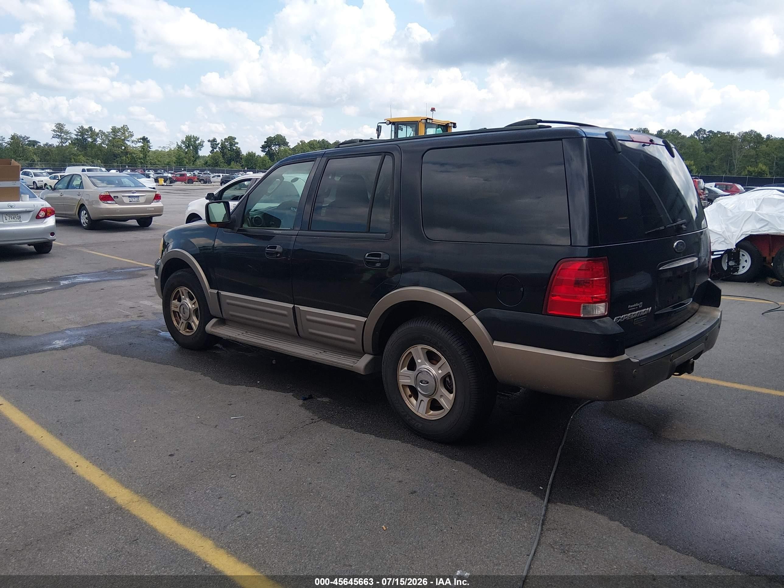 2004 Ford Expedition Eddie Bauer Black vin: 1FMEU17W84LA14335