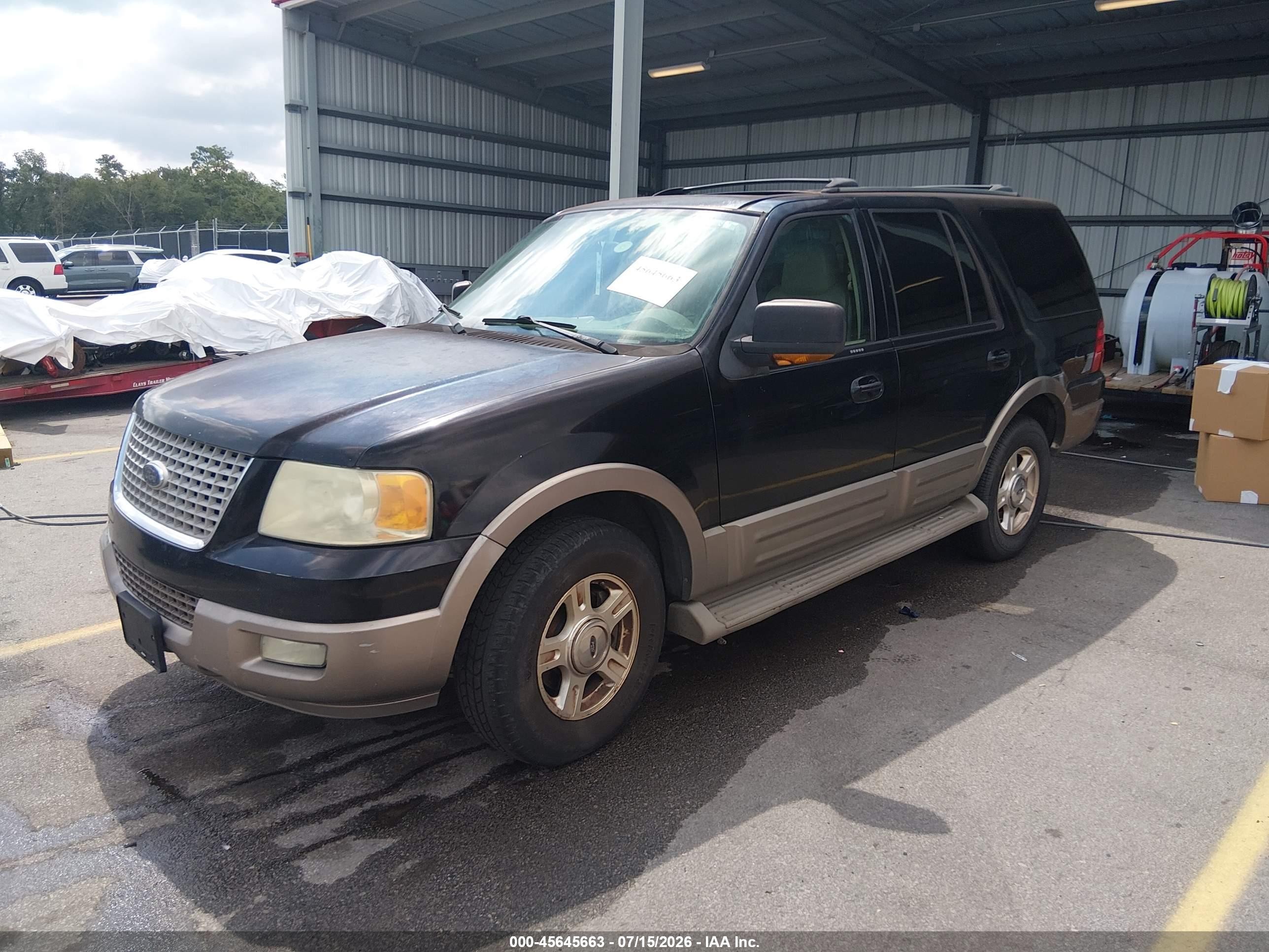 2004 Ford Expedition Eddie Bauer Black vin: 1FMEU17W84LA14335
