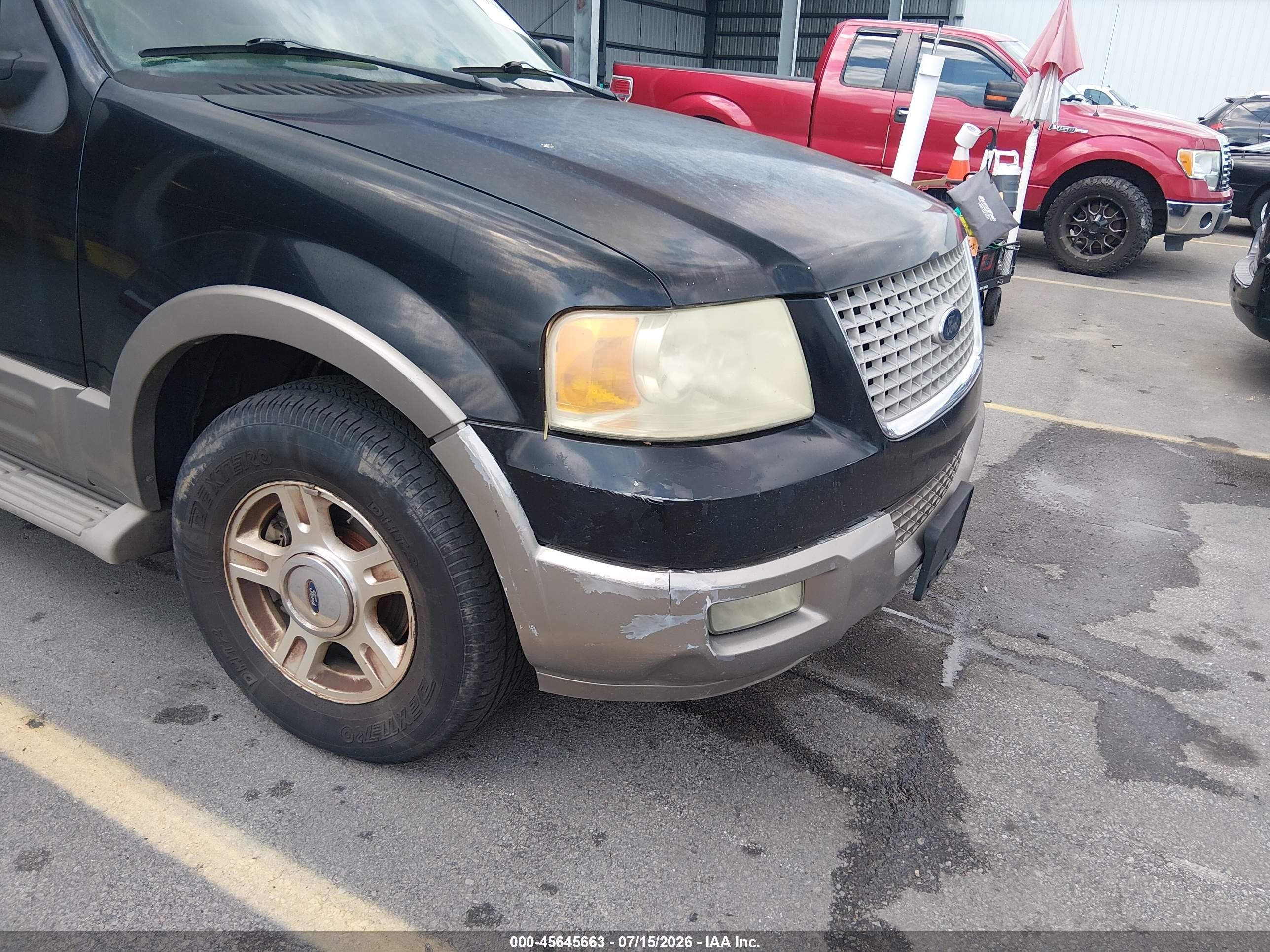 2004 Ford Expedition Eddie Bauer Black vin: 1FMEU17W84LA14335