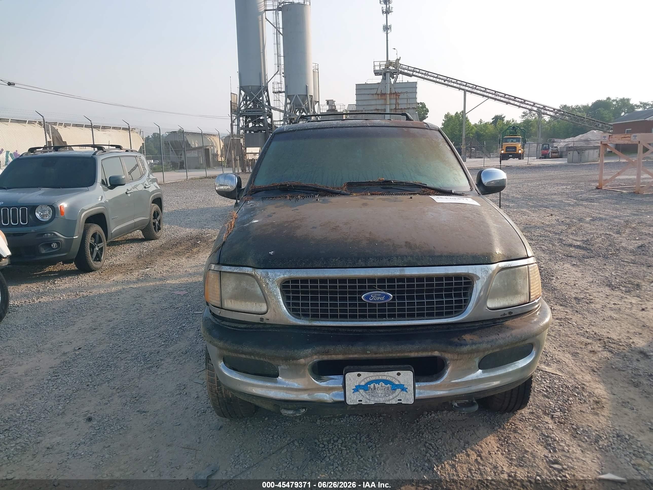 1997 Ford Expedition Eddie Bauer/xlt Black vin: 1FMEU18W8VLA33421