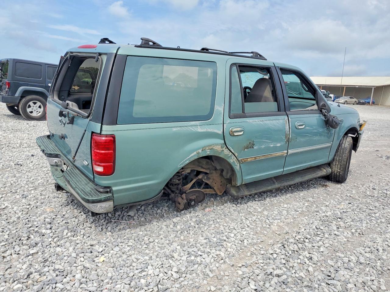 1997 Ford Expedition Green vin: 1FMEU18WXVLB07339