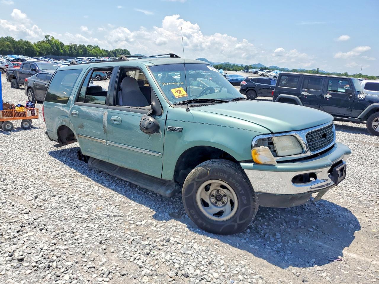 1997 Ford Expedition Green vin: 1FMEU18WXVLB07339