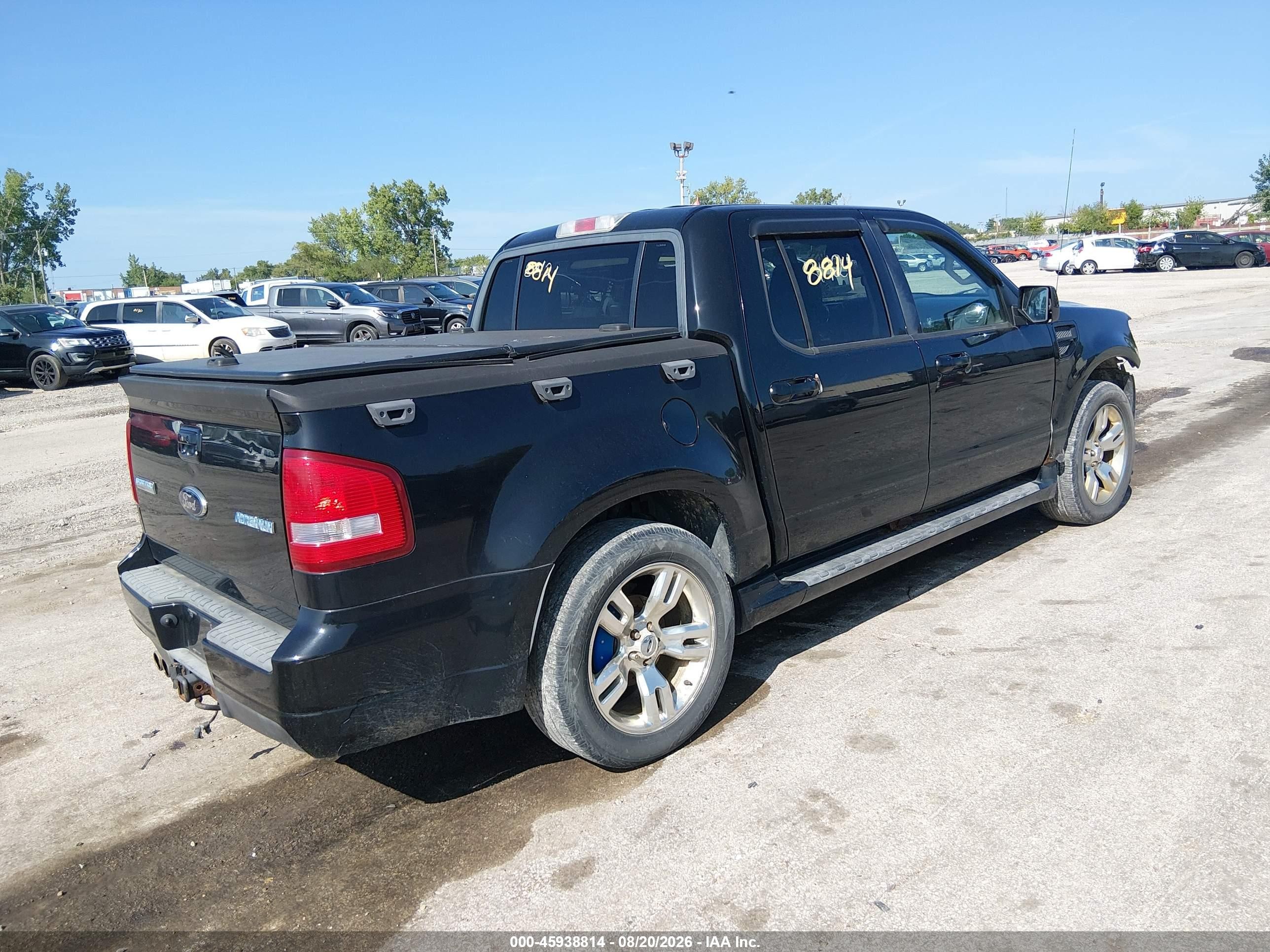 2010 Ford Explorer Sport Trac Limited Black vin: 1FMEU2D80AUA04044
