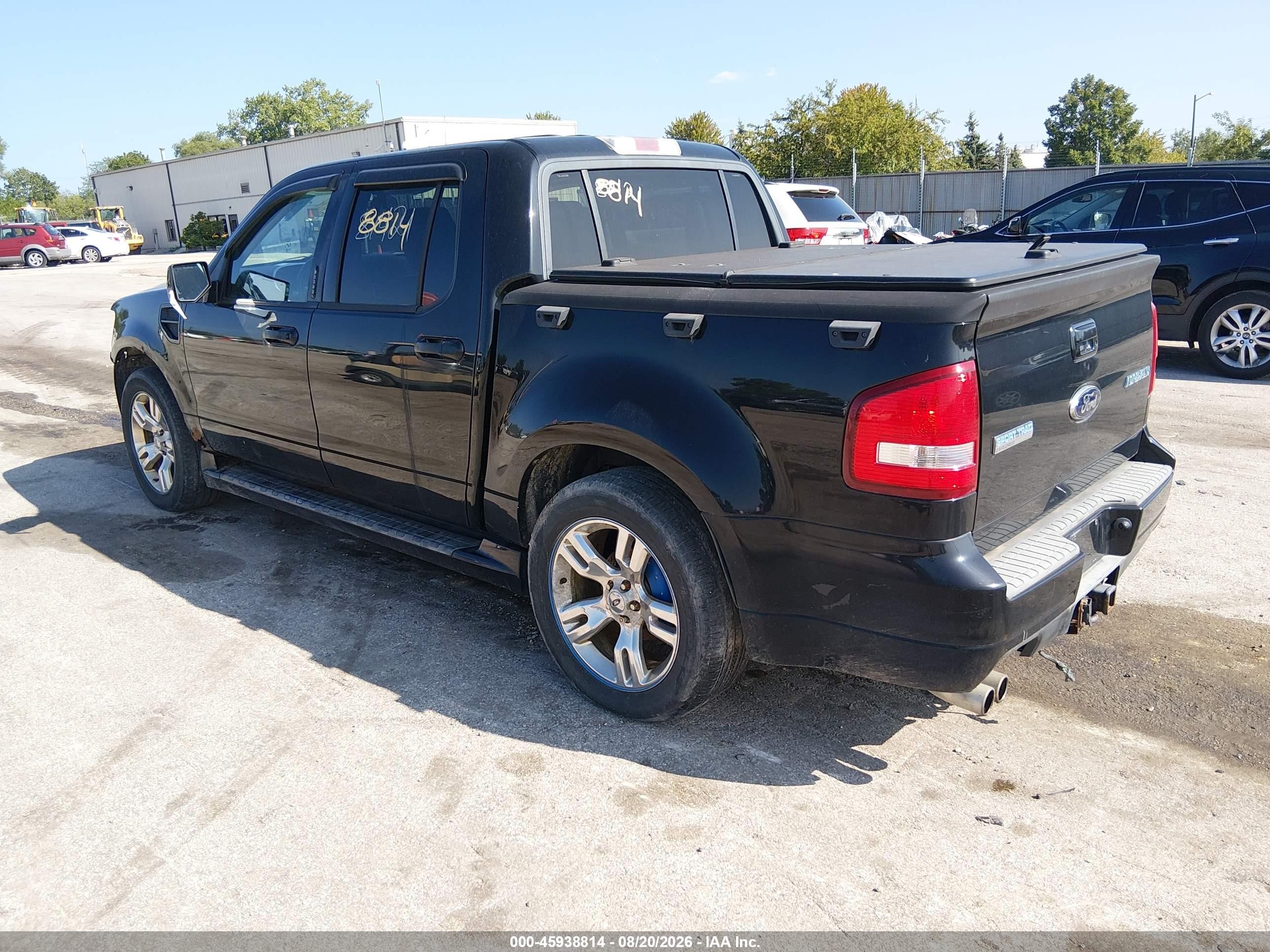 2010 Ford Explorer Sport Trac Limited Black vin: 1FMEU2D80AUA04044