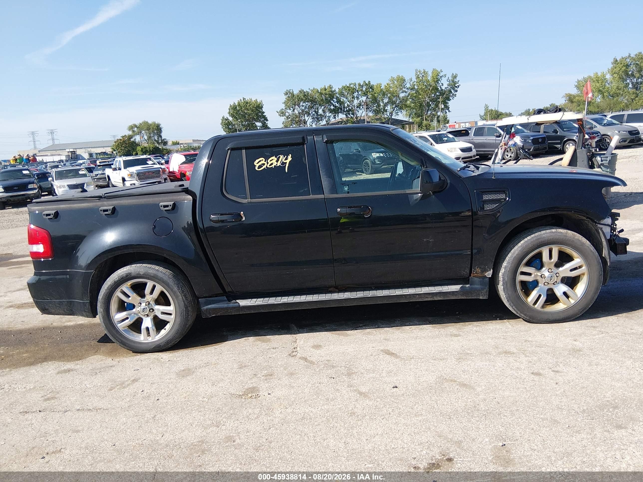 2010 Ford Explorer Sport Trac Limited Black vin: 1FMEU2D80AUA04044