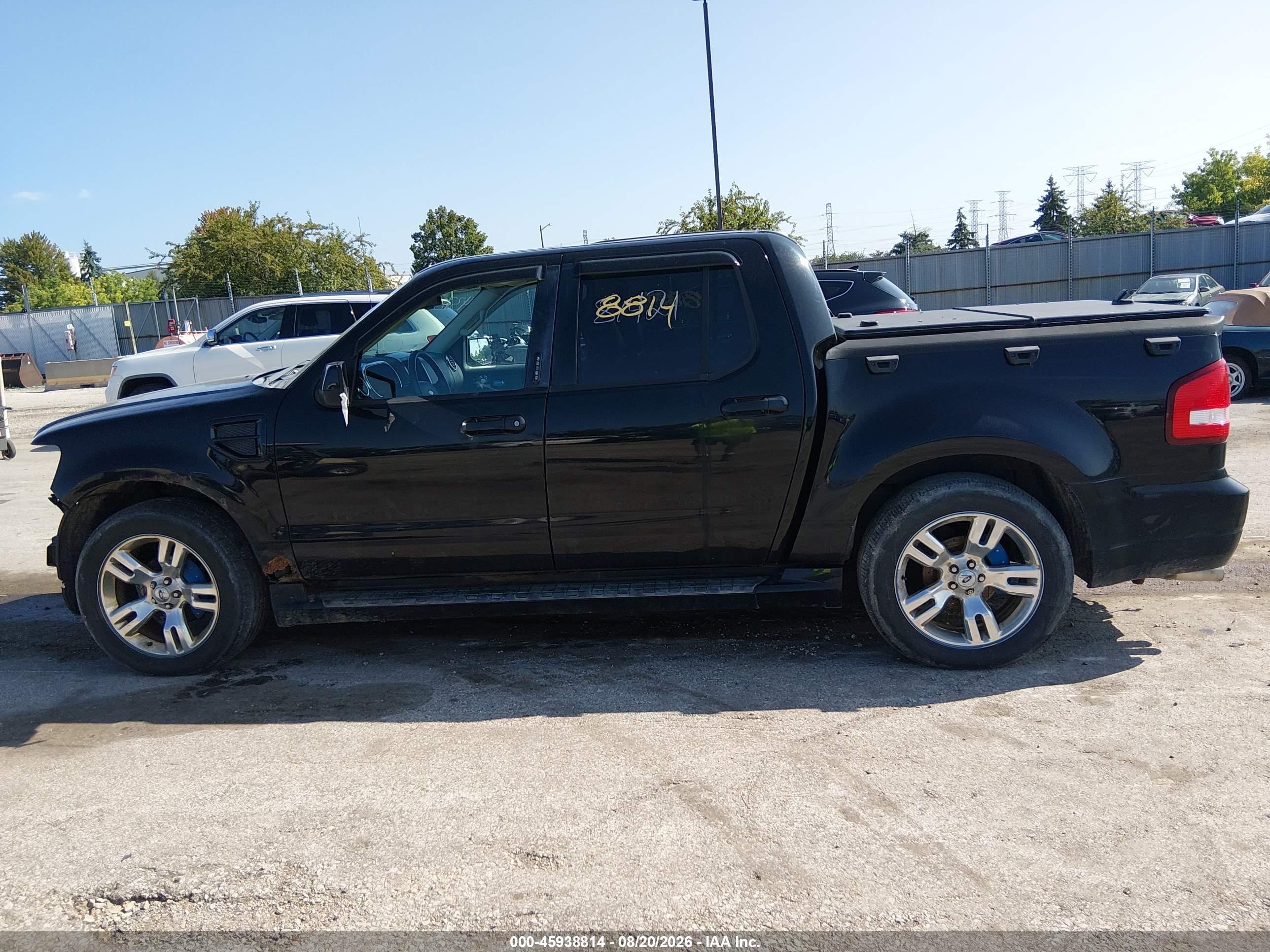 2010 Ford Explorer Sport Trac Limited Black vin: 1FMEU2D80AUA04044