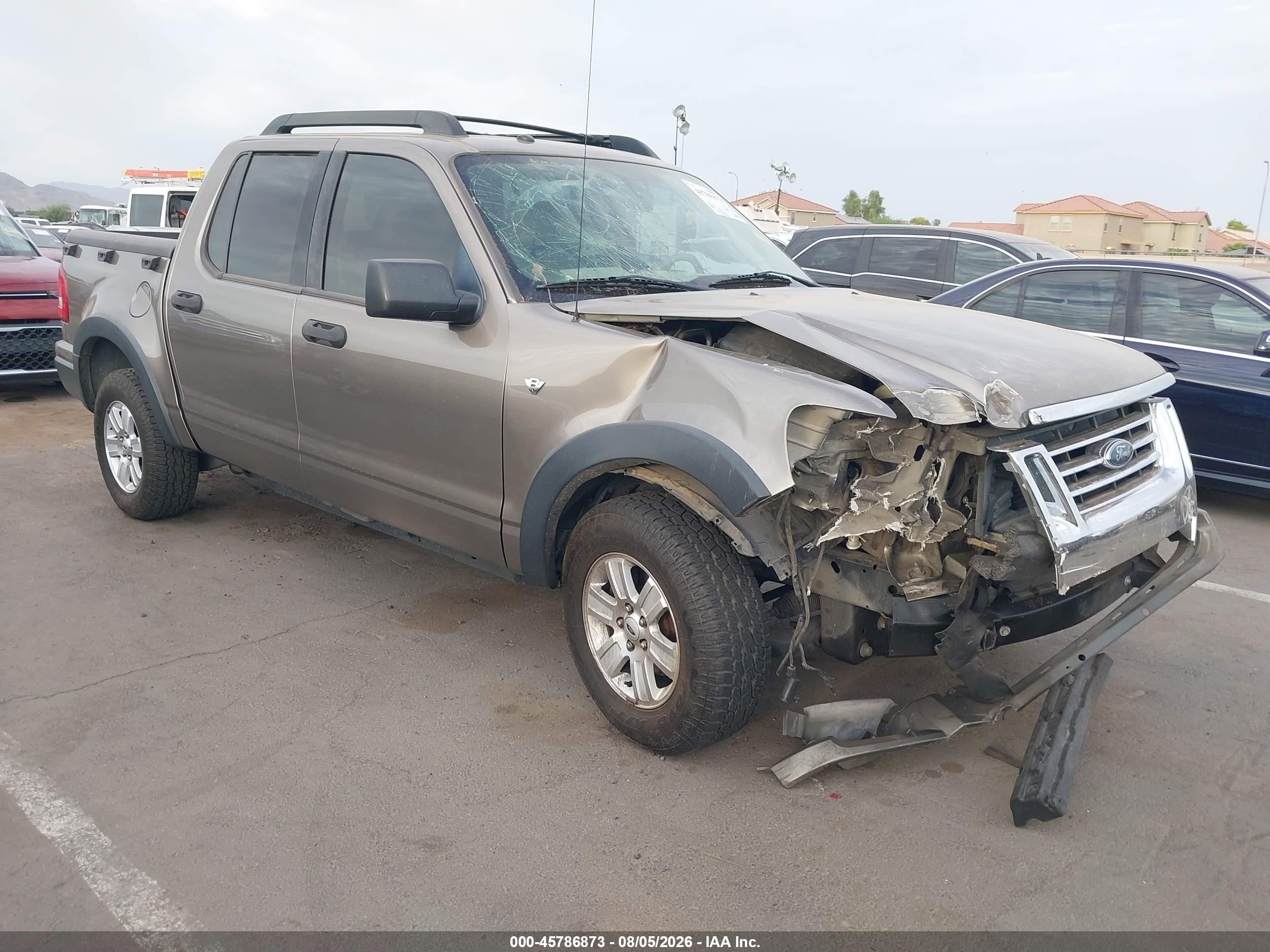 2007 Ford Explorer Sport Trac Xlt Gray vin: 1FMEU31817UA29263