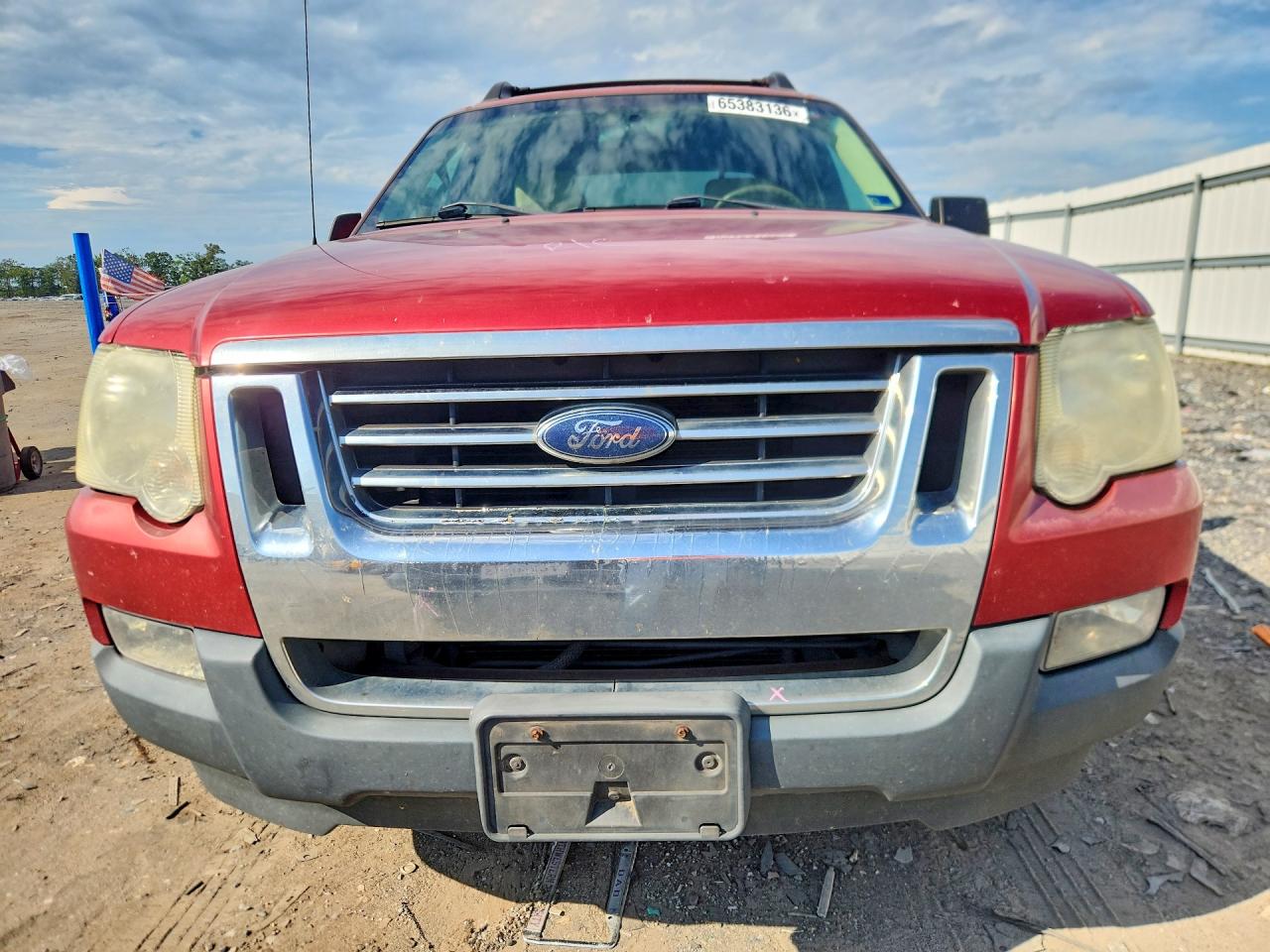 2008 Ford Explorer Sport Trac Xlt Red vin: 1FMEU31E38UA48100