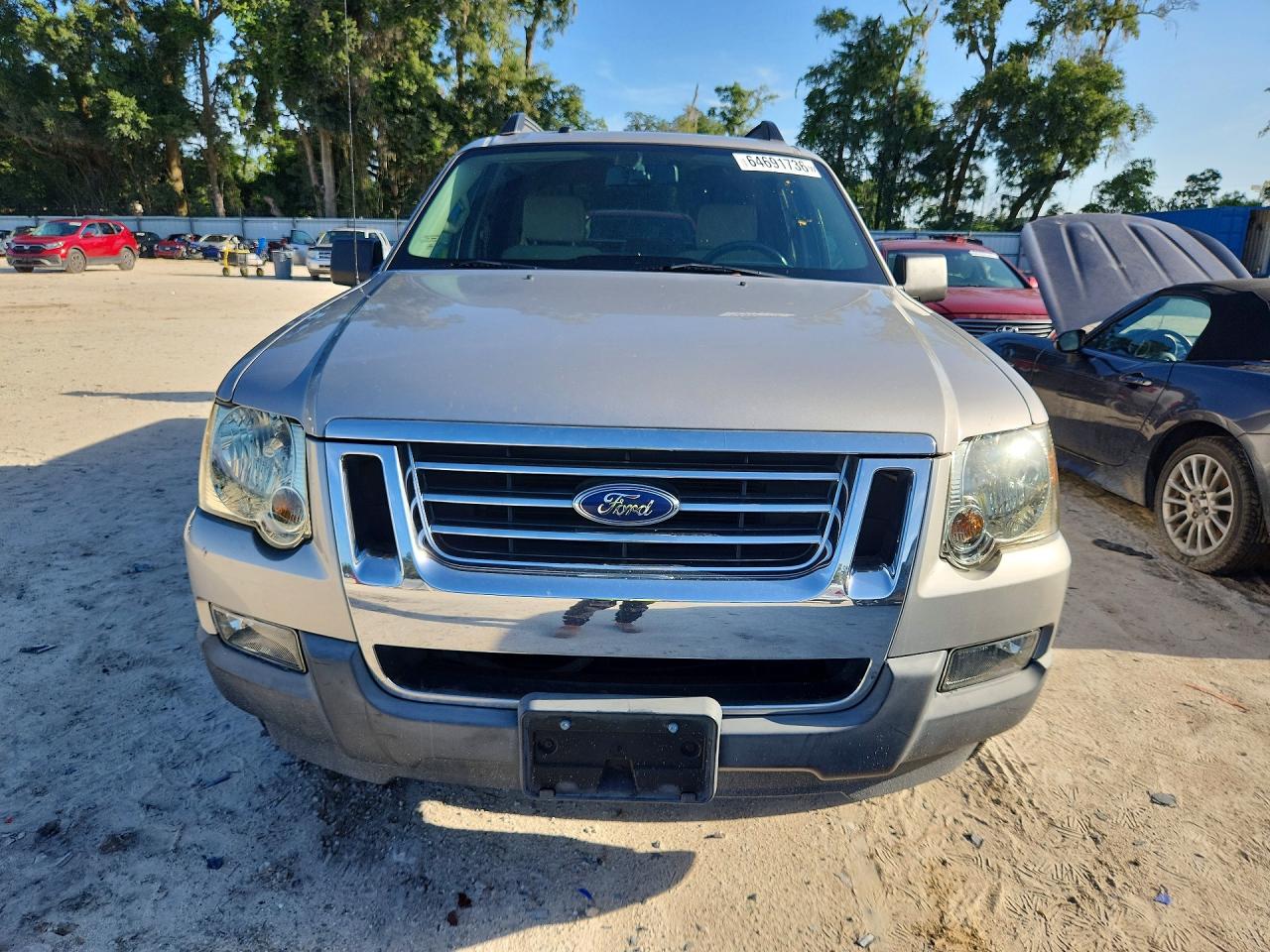 2008 Ford Explorer Sport Trac Xlt Silver vin: 1FMEU31E38UB34281
