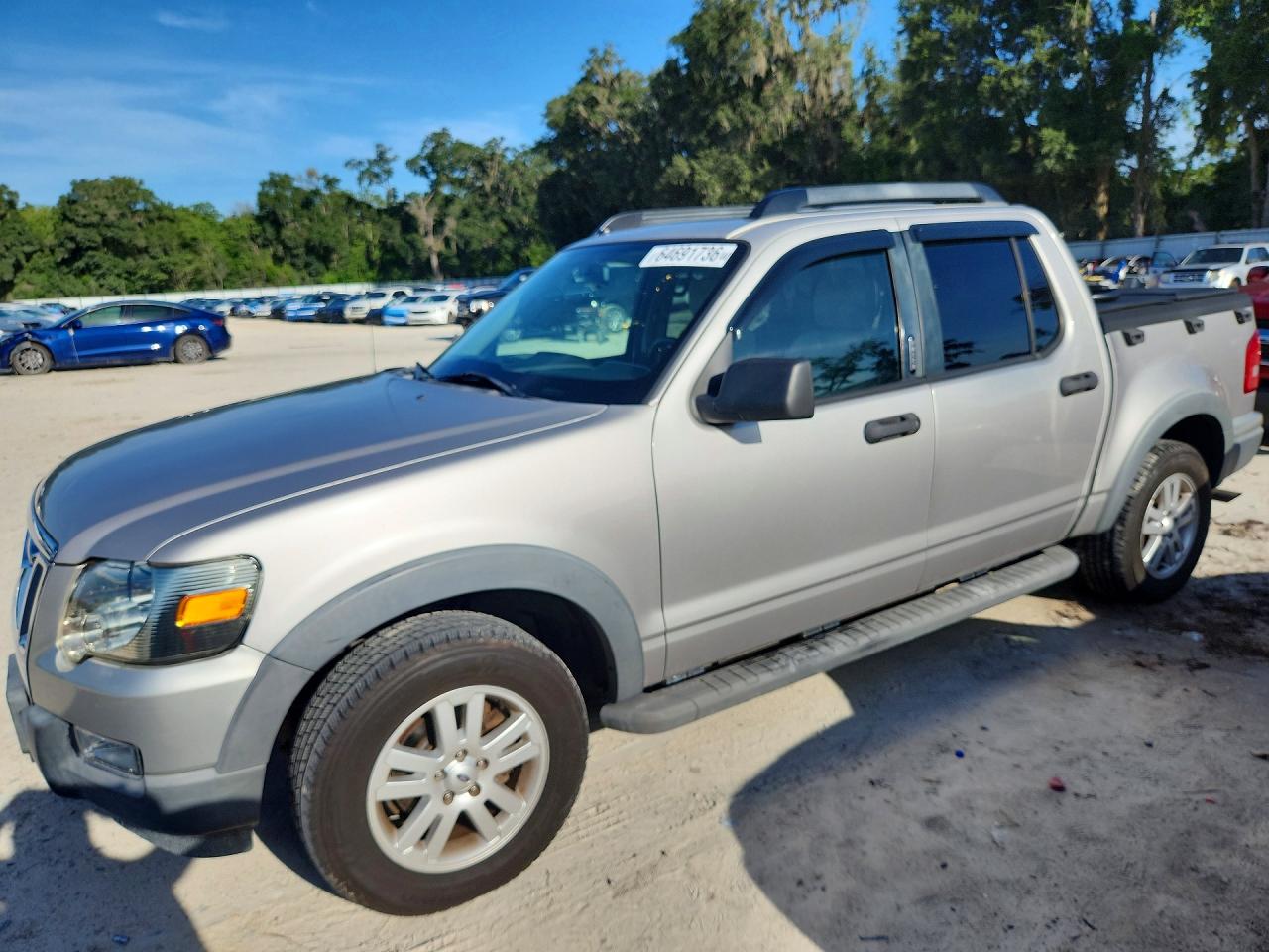 2008 Ford Explorer Sport Trac Xlt Silver vin: 1FMEU31E38UB34281