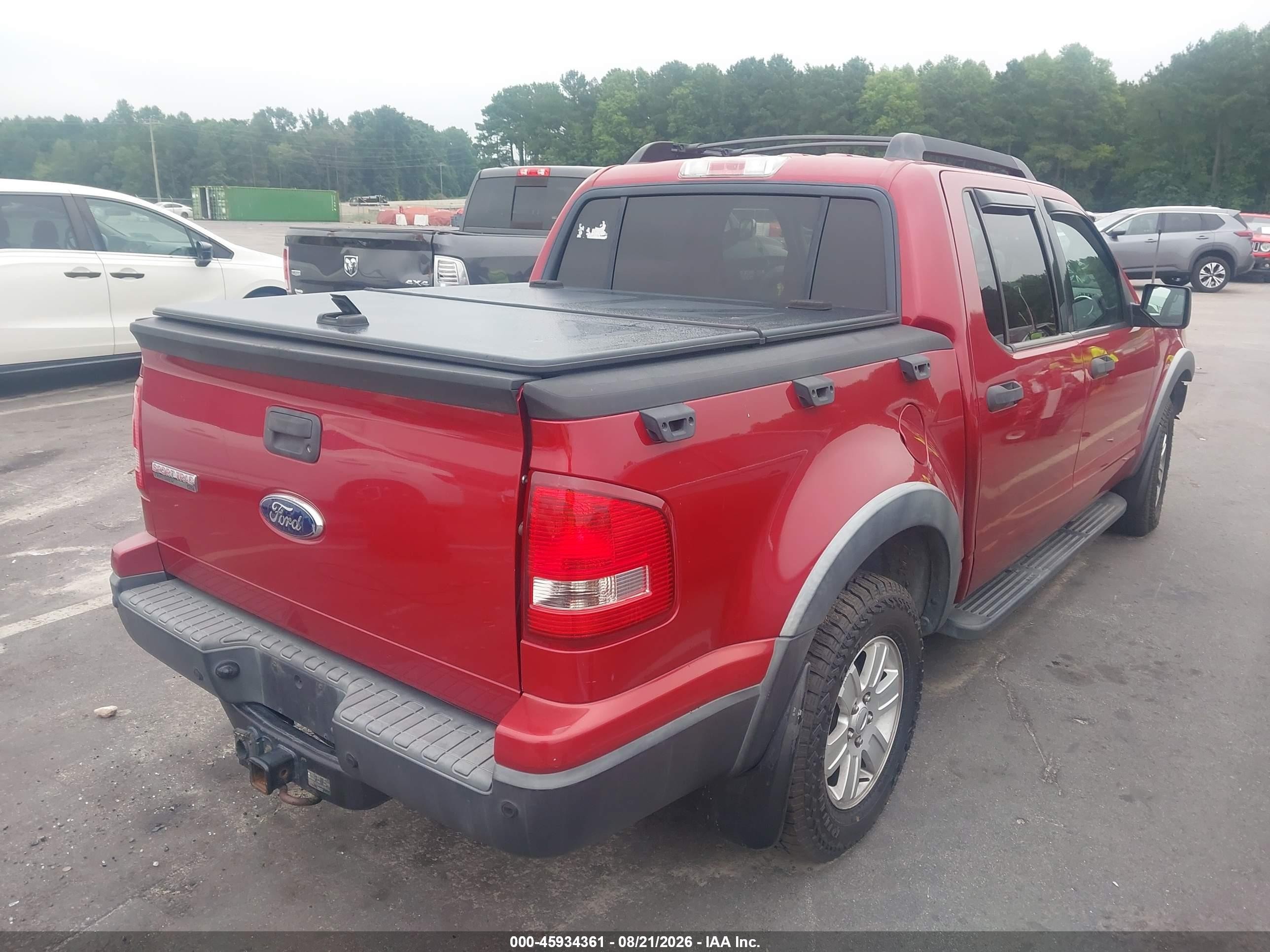 2009 Ford Explorer Sport Trac Xlt Красный vin: 1FMEU31E49UA08268