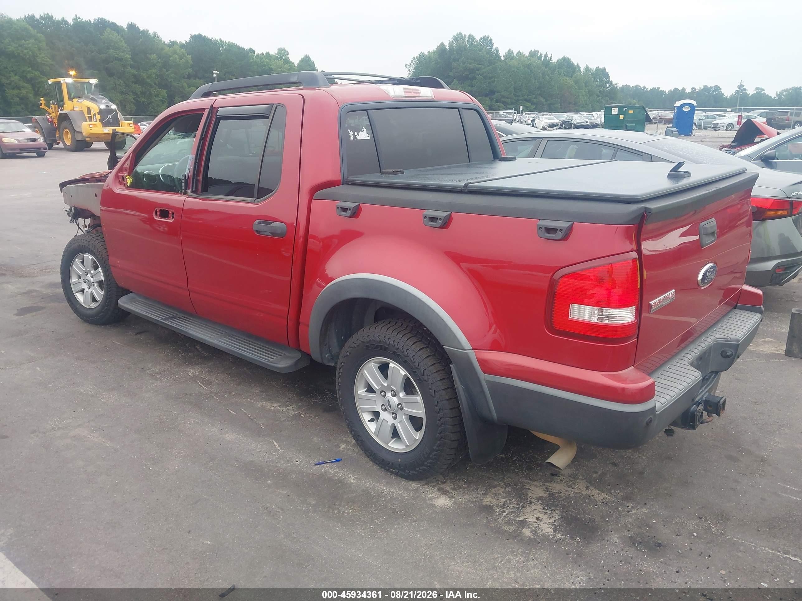 2009 Ford Explorer Sport Trac Xlt Красный vin: 1FMEU31E49UA08268