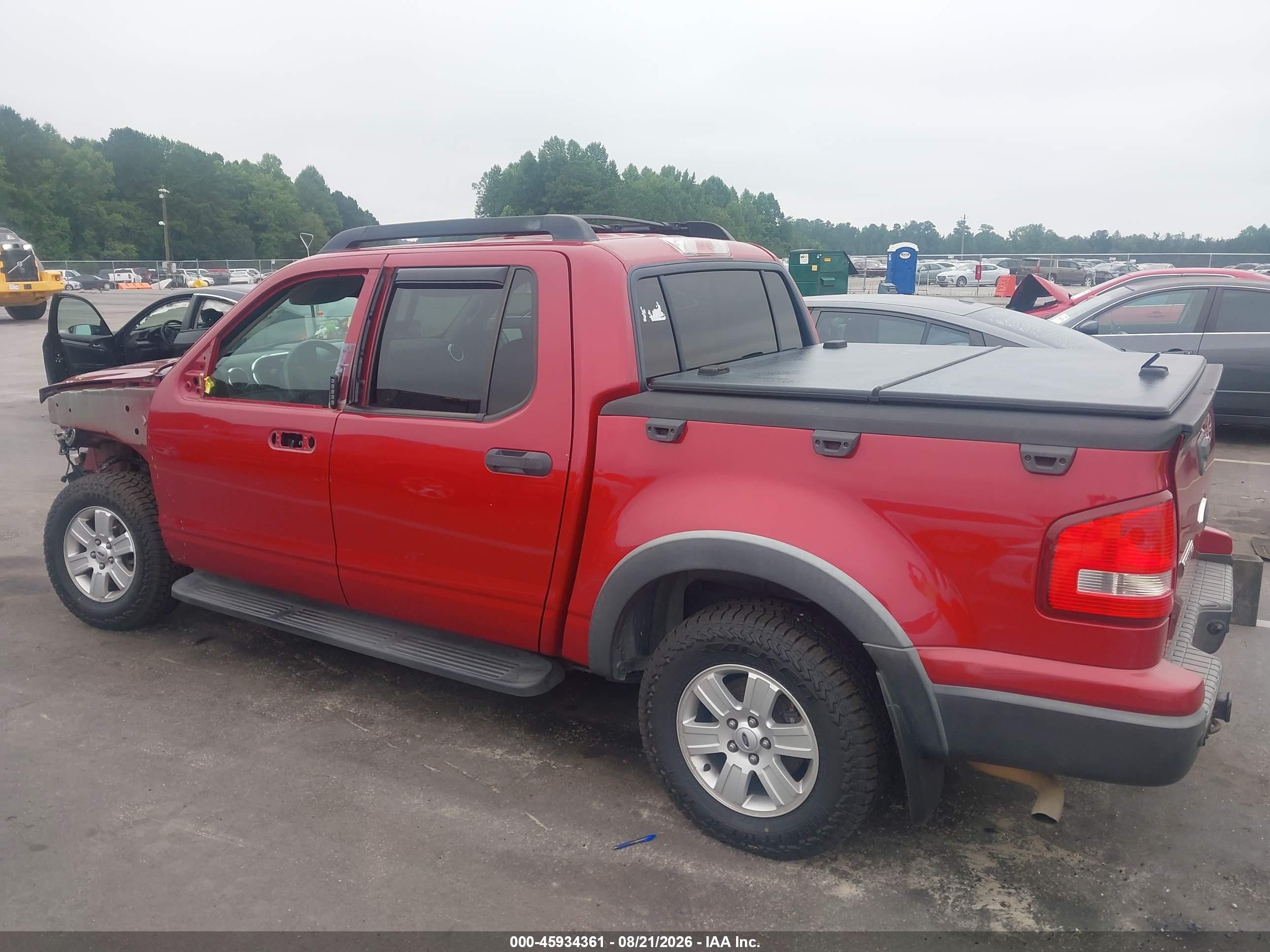 2009 Ford Explorer Sport Trac Xlt Красный vin: 1FMEU31E49UA08268
