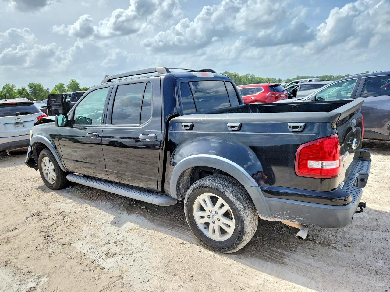 2008 Ford Explorer Sport Trac Xlt Black vin: 1FMEU31E58UB23766