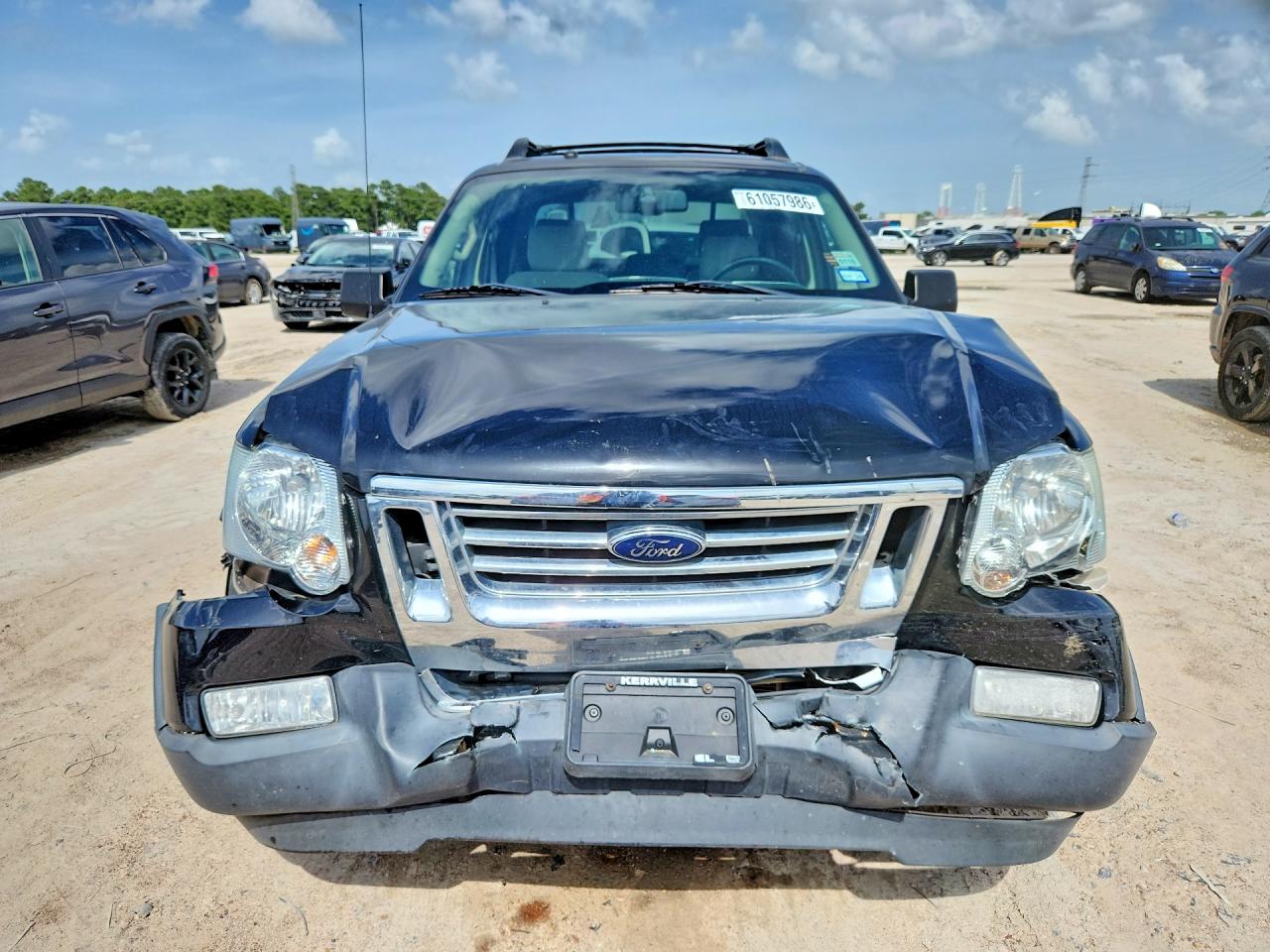 2008 Ford Explorer Sport Trac Xlt Black vin: 1FMEU31E58UB23766