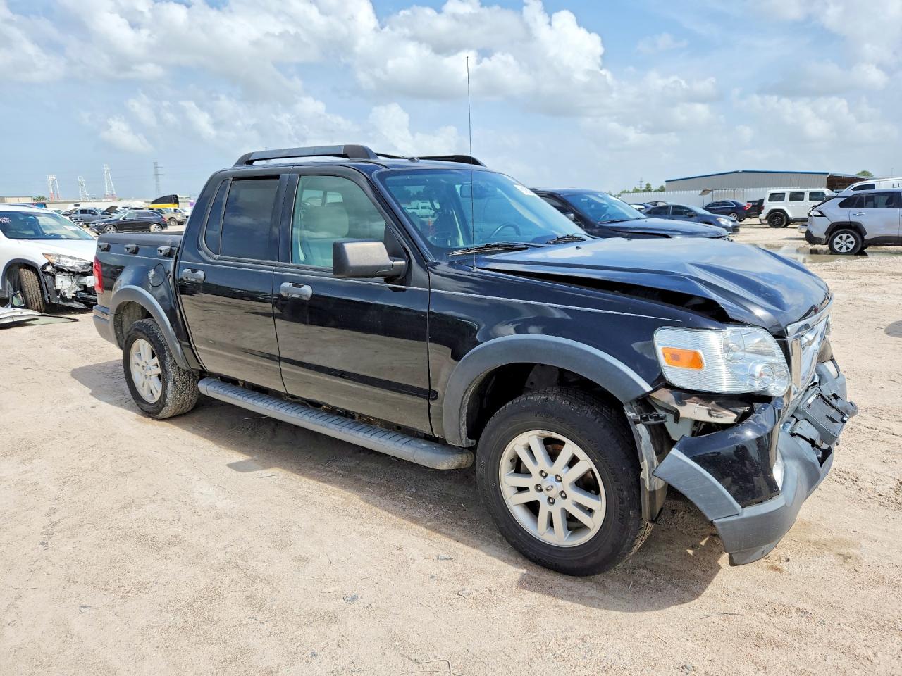 2008 Ford Explorer Sport Trac Xlt Black vin: 1FMEU31E58UB23766