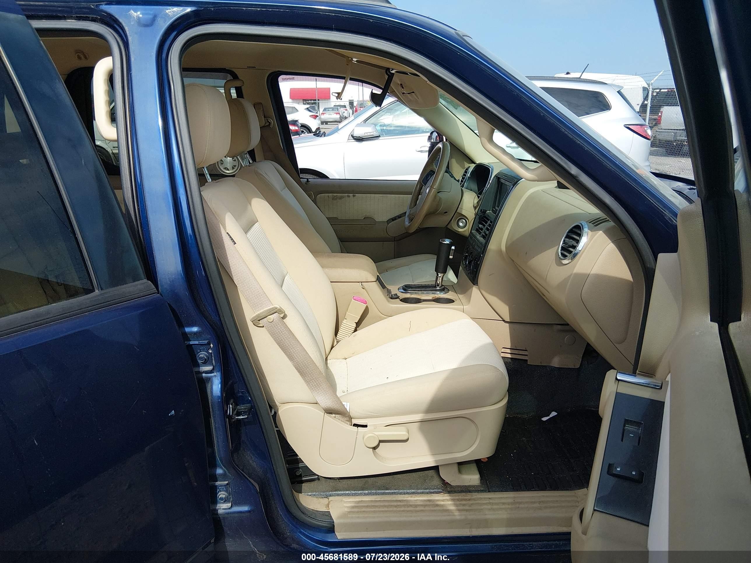 2008 Ford Explorer Sport Trac Xlt Blue vin: 1FMEU31EX8UB26100