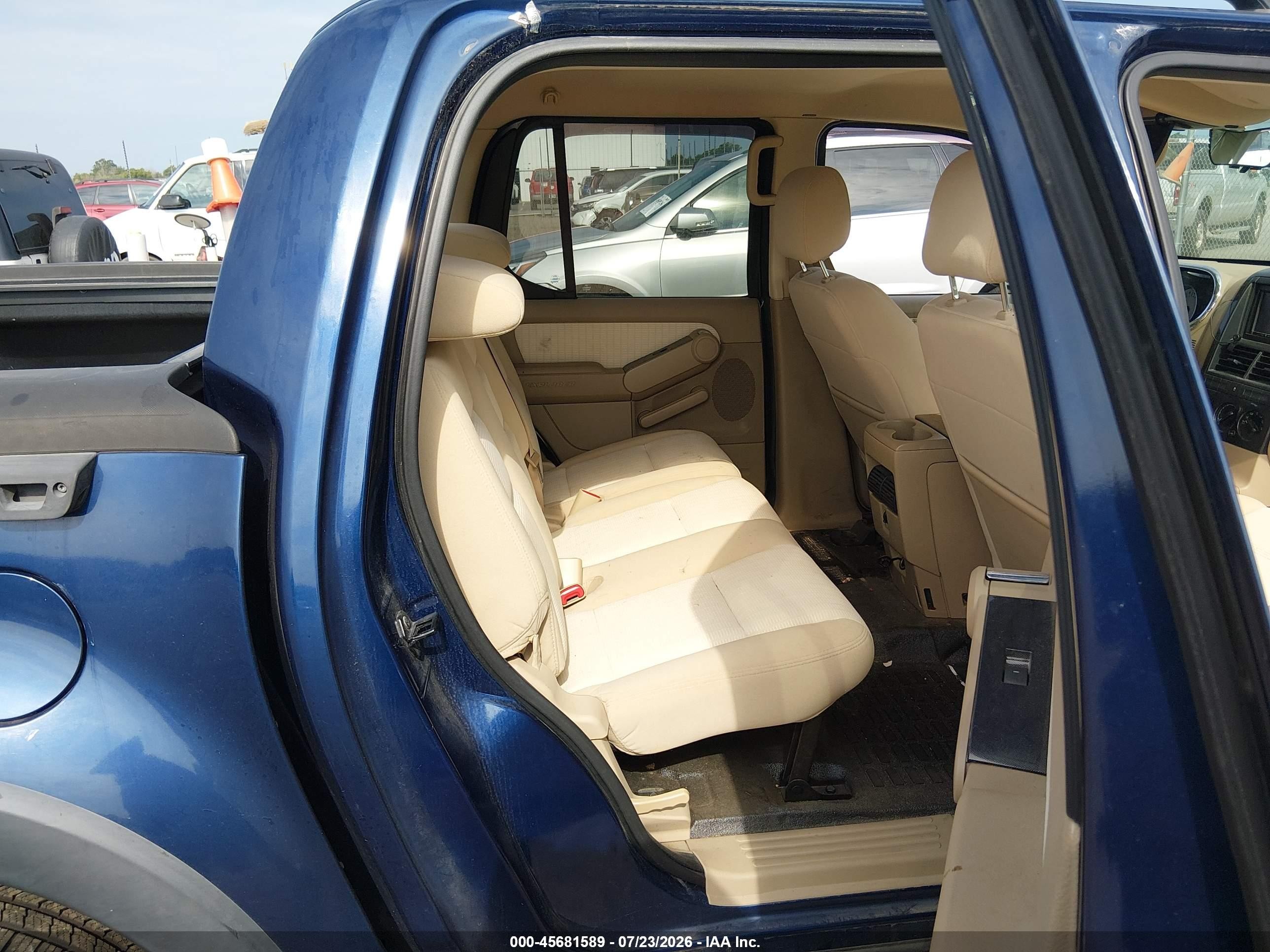 2008 Ford Explorer Sport Trac Xlt Blue vin: 1FMEU31EX8UB26100