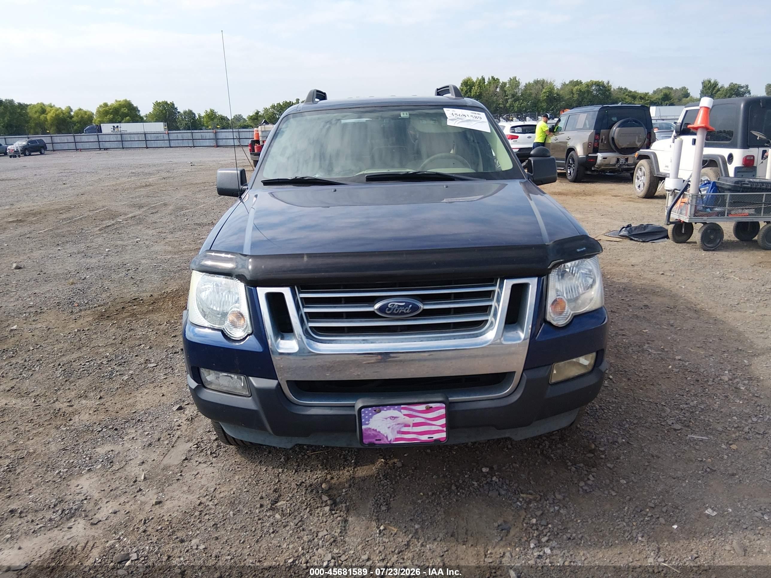 2008 Ford Explorer Sport Trac Xlt Blue vin: 1FMEU31EX8UB26100