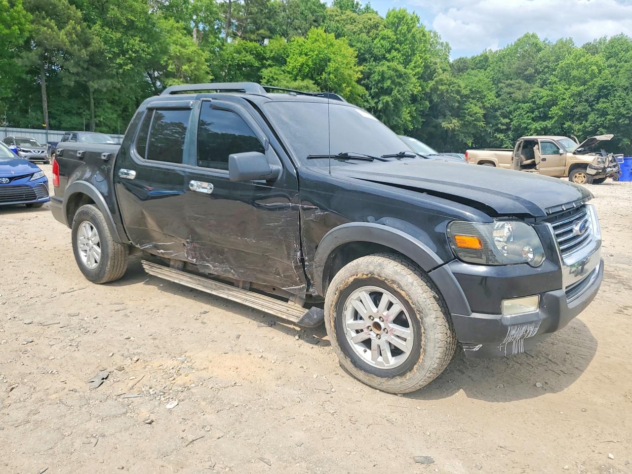2007 Ford Explorer Sport Trac Xlt Black vin: 1FMEU31K07UA32604