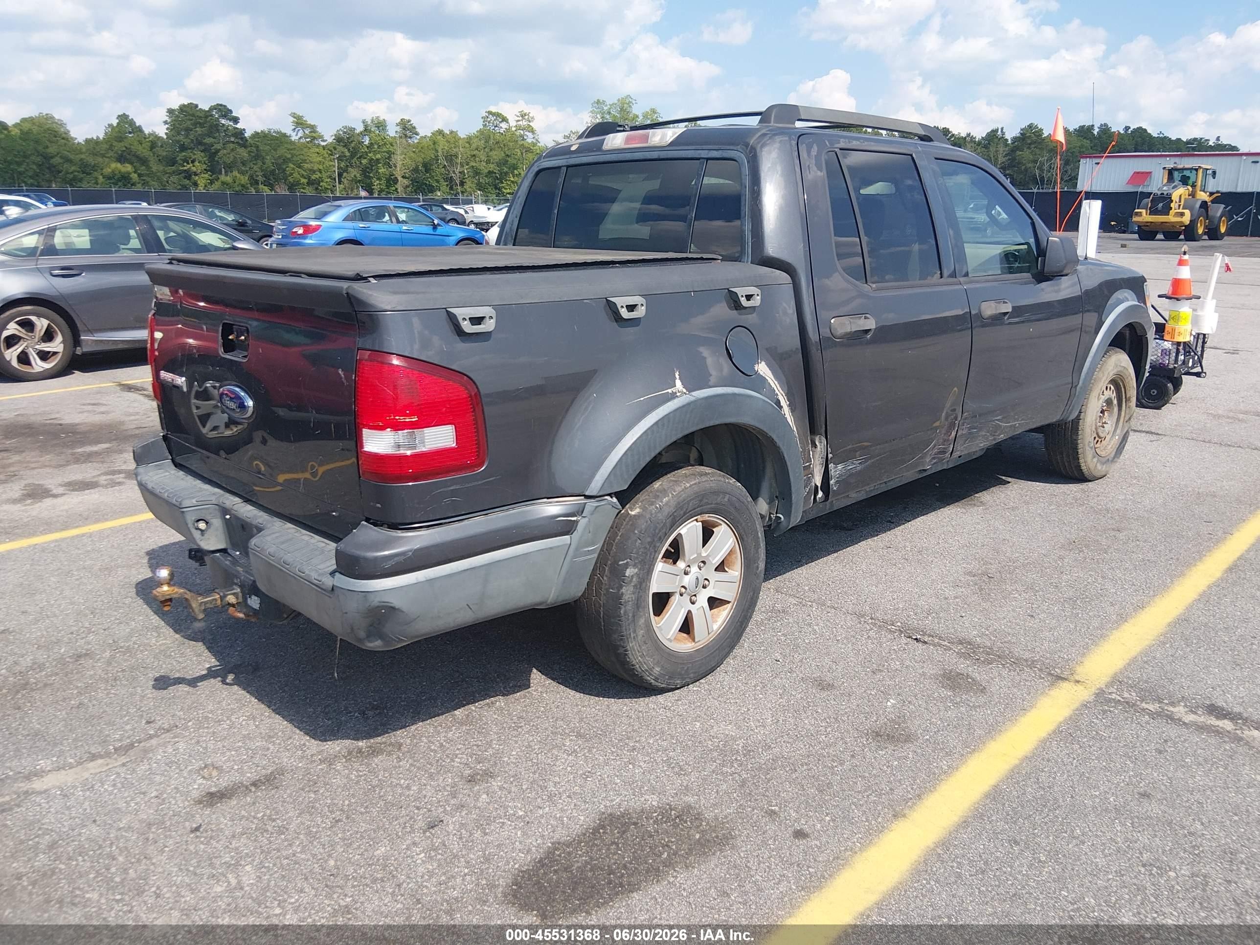 2007 Ford Explorer Sport Trac Xlt Gray vin: 1FMEU31K57UA32968