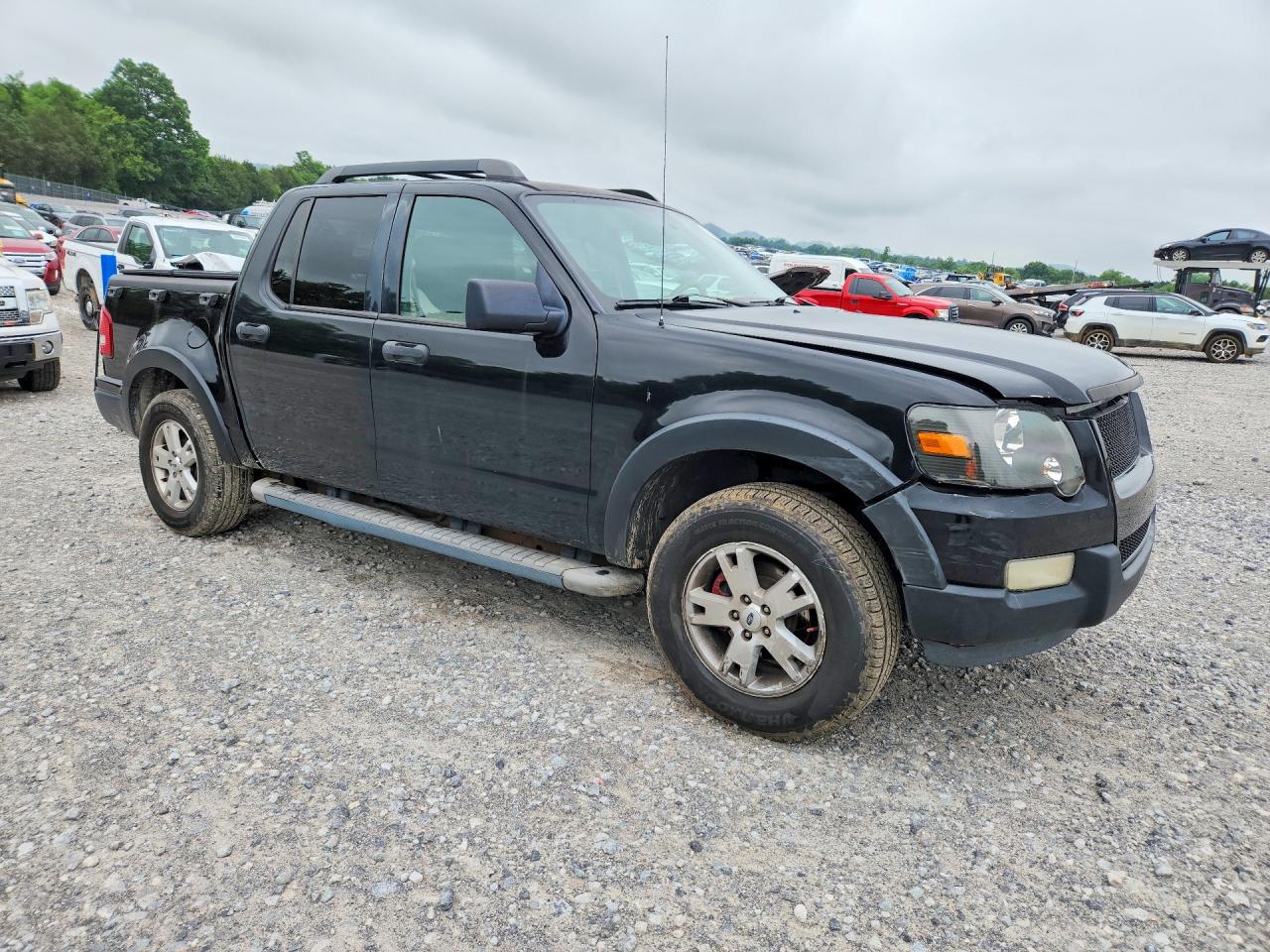 2007 Ford Explorer Sport Trac Xlt Black vin: 1FMEU31K97UA07586