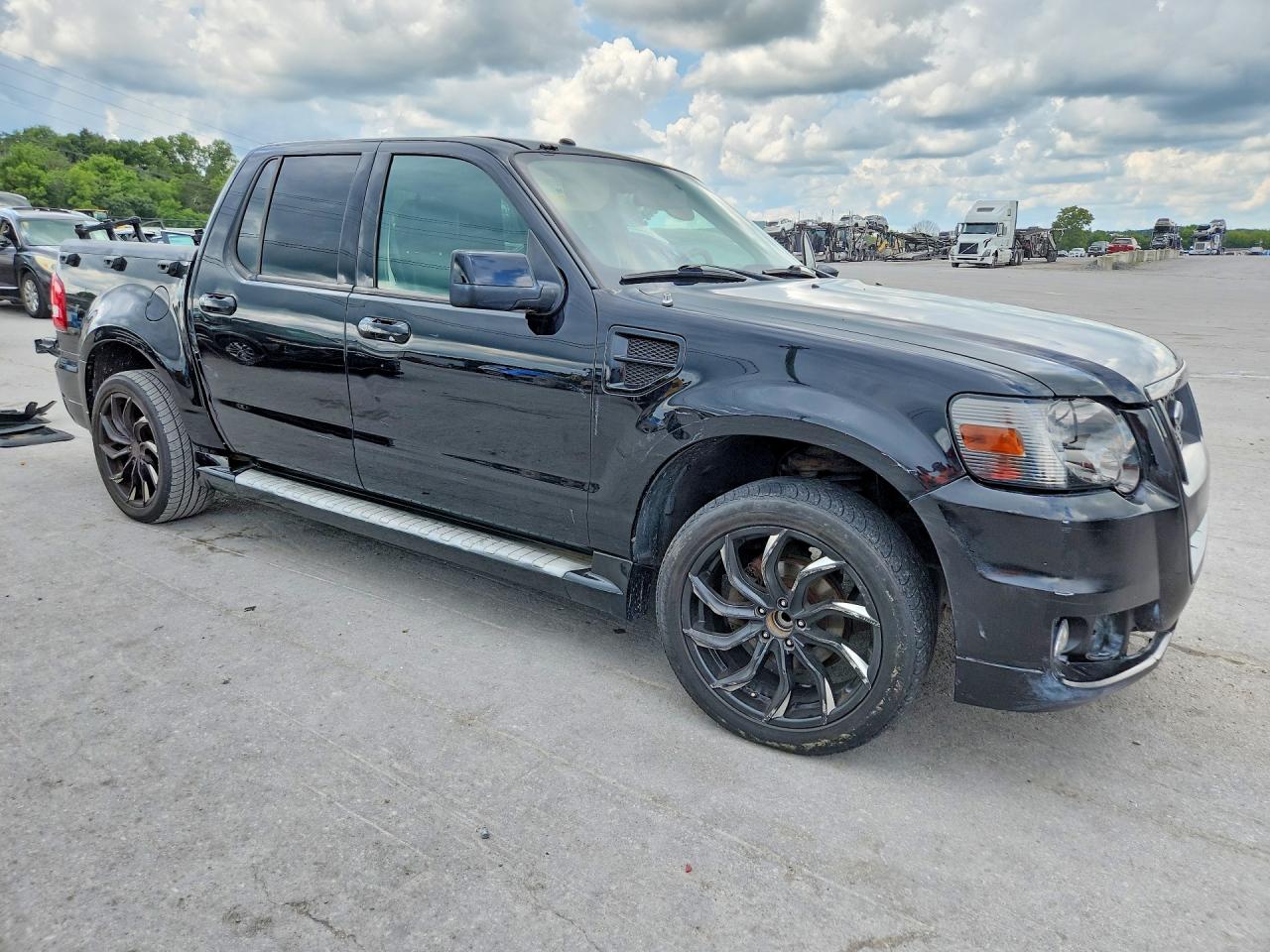 2008 Ford Explorer Sport Trac Limited Black vin: 1FMEU33808UB20538