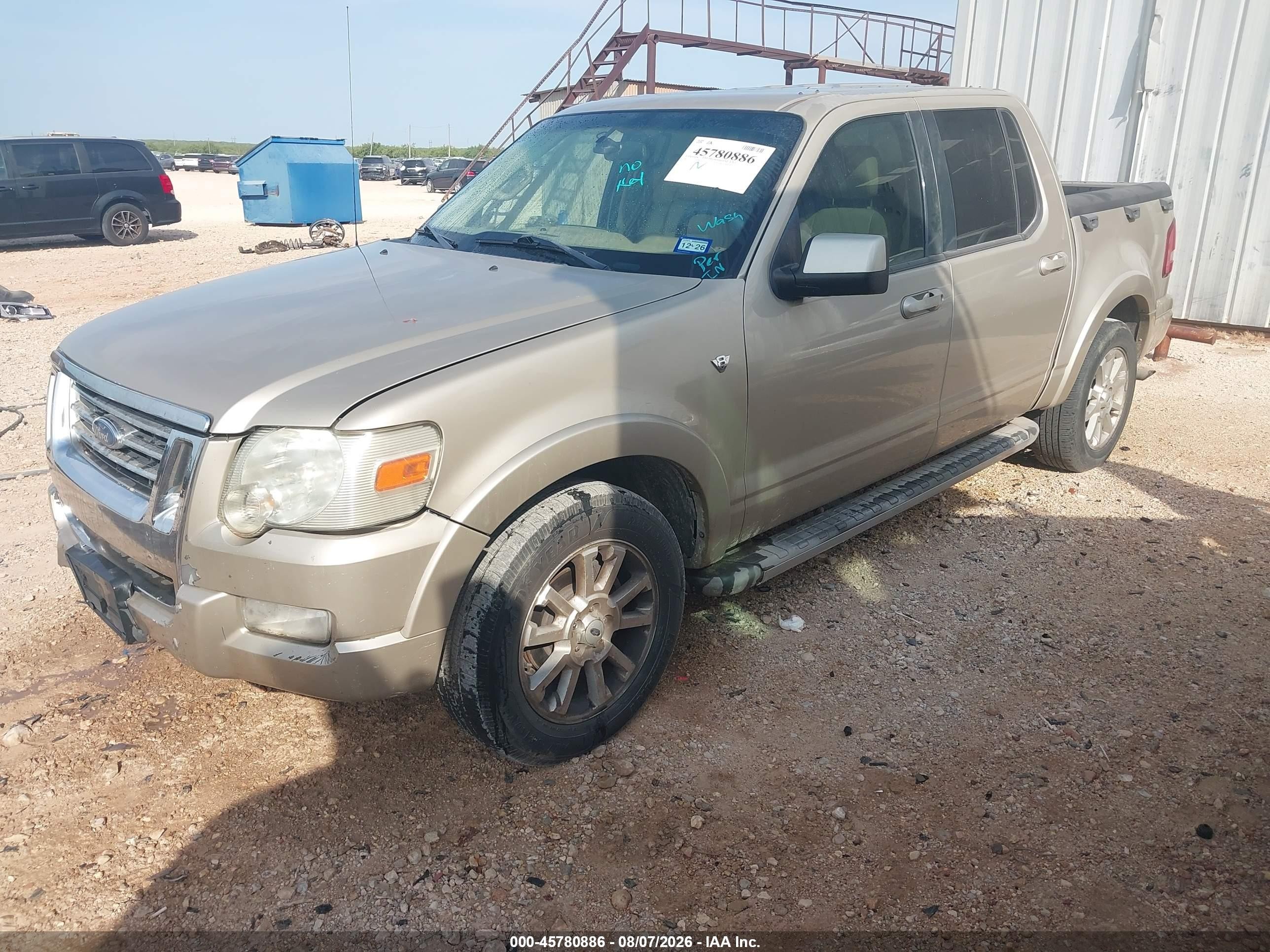 2007 Ford Explorer Sport Trac Limited Brown vin: 1FMEU33817UB68841