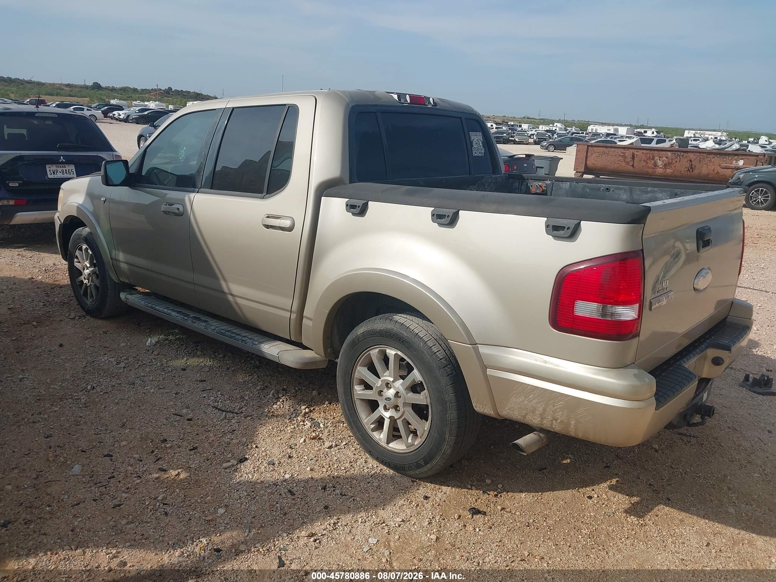 2007 Ford Explorer Sport Trac Limited Brown vin: 1FMEU33817UB68841