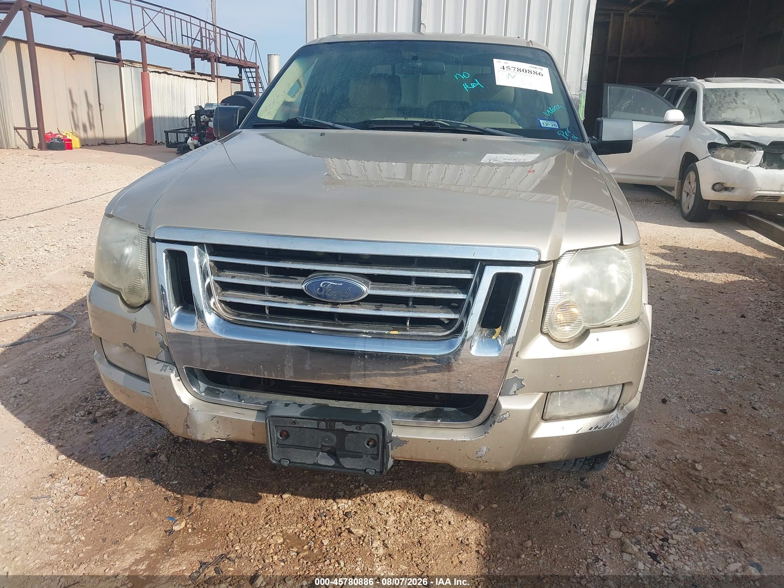 2007 Ford Explorer Sport Trac Limited Brown vin: 1FMEU33817UB68841
