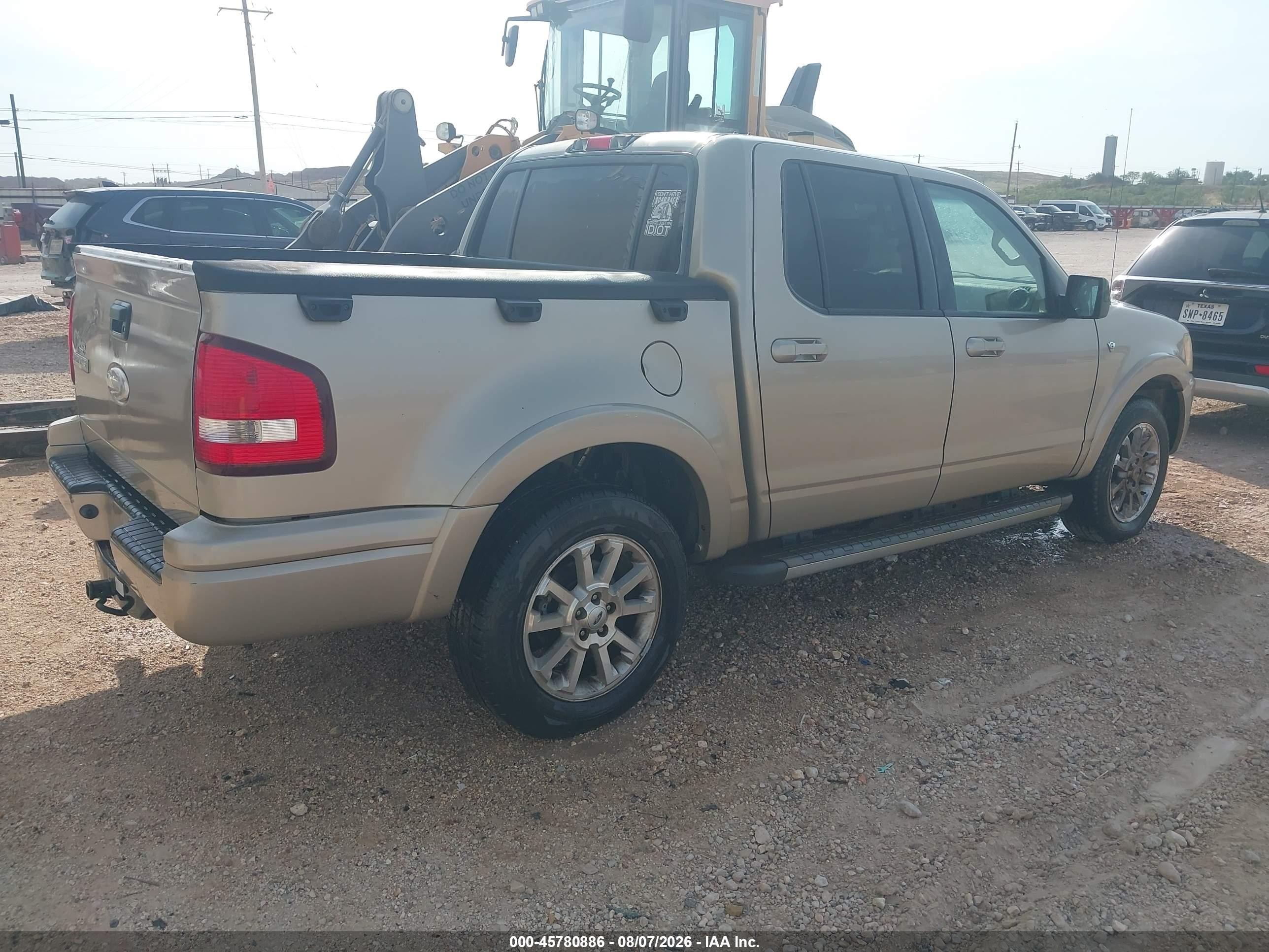 2007 Ford Explorer Sport Trac Limited Brown vin: 1FMEU33817UB68841