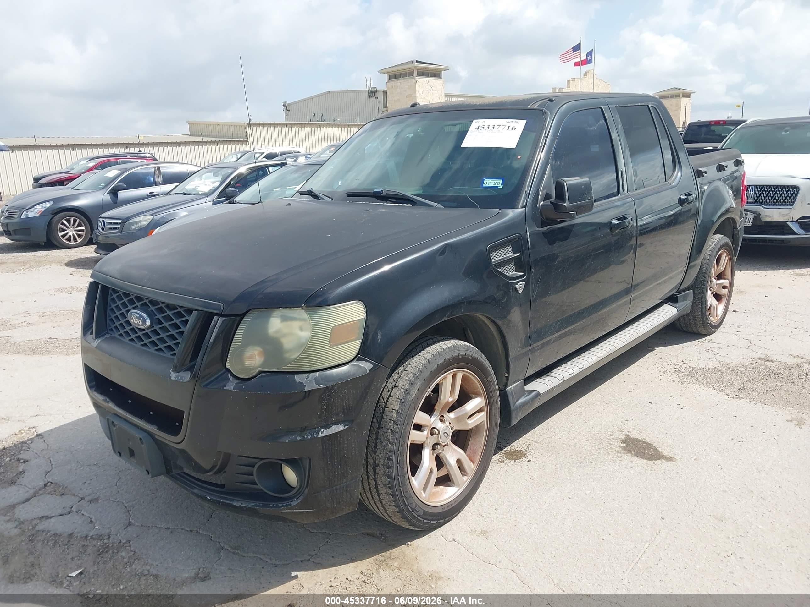 2008 Ford Explorer Sport Trac Limited Black vin: 1FMEU33818UB02419