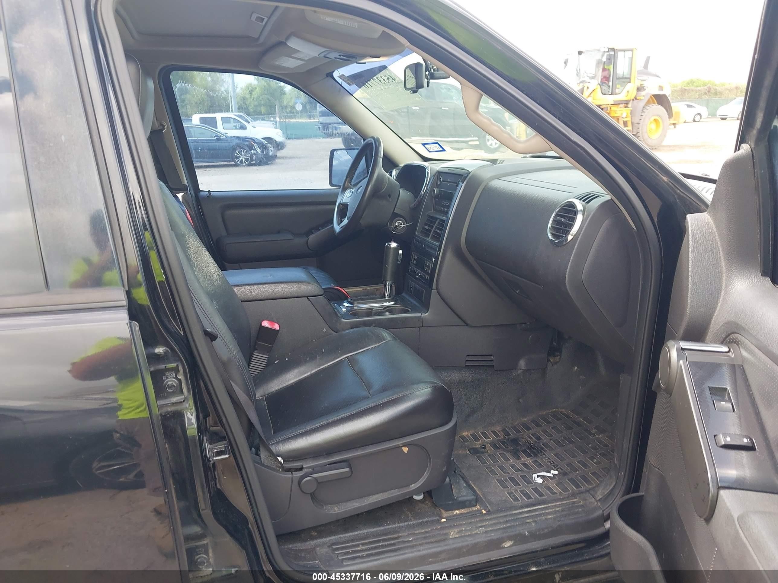 2008 Ford Explorer Sport Trac Limited Black vin: 1FMEU33818UB02419