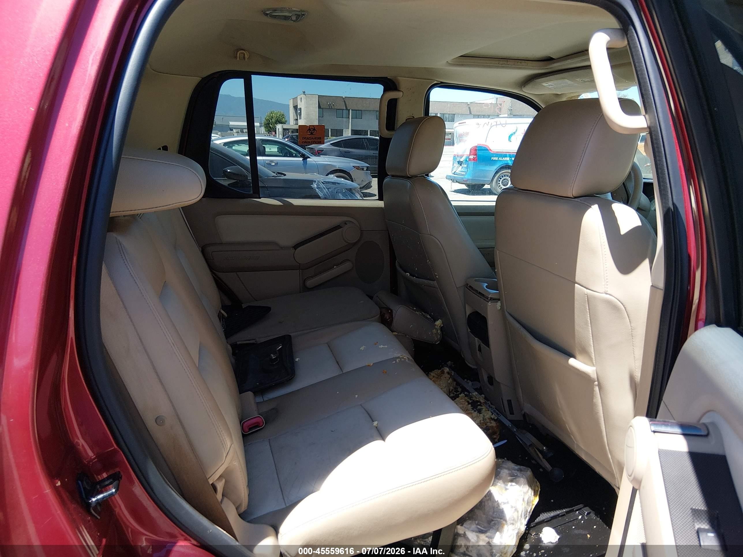 2007 Ford Explorer Sport Trac Limited Red vin: 1FMEU338X7UA14063